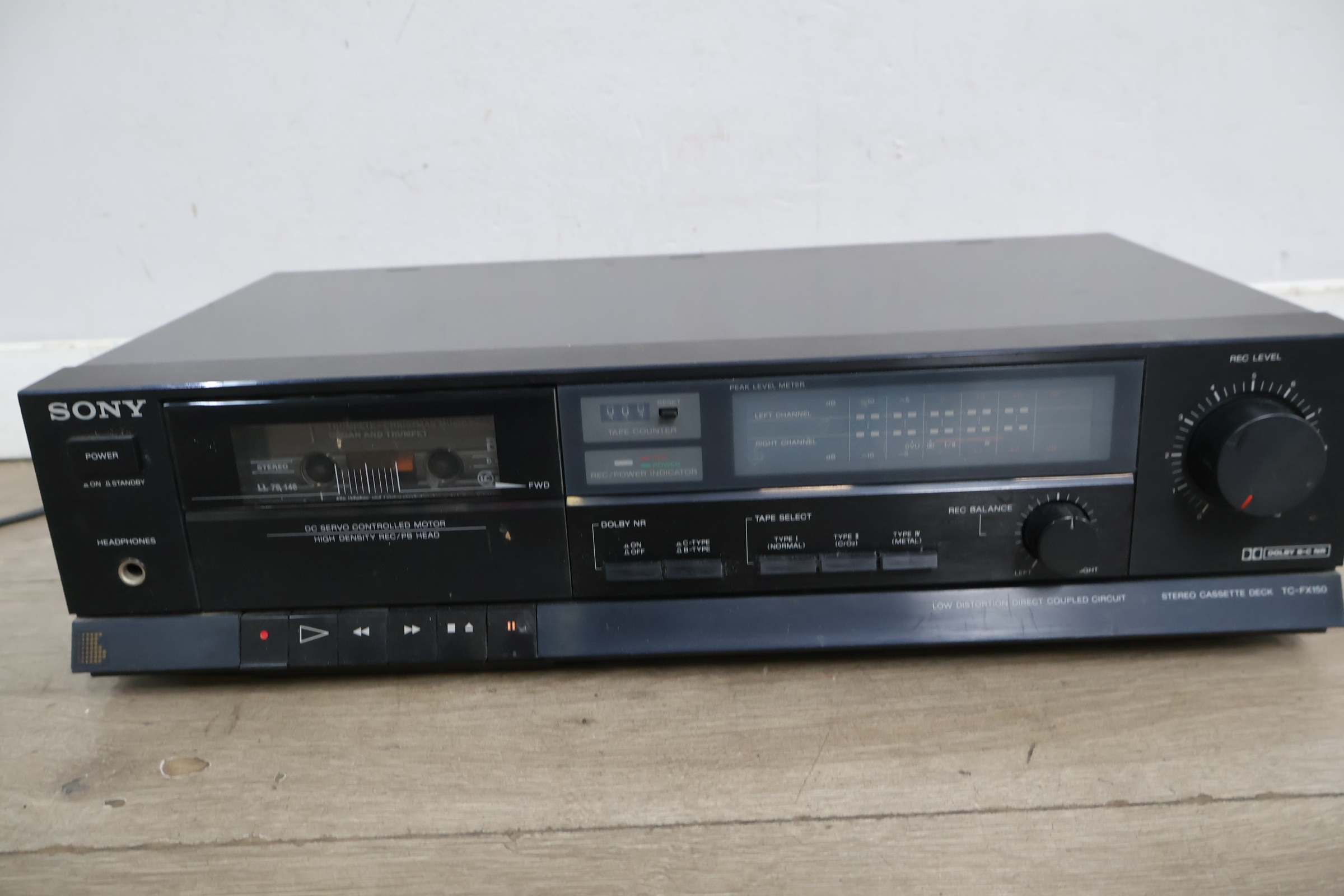 Sony TC-FX150 stereo cassette deck – foto 3 – kavel bij GSD Auctions, Zoeterwoude