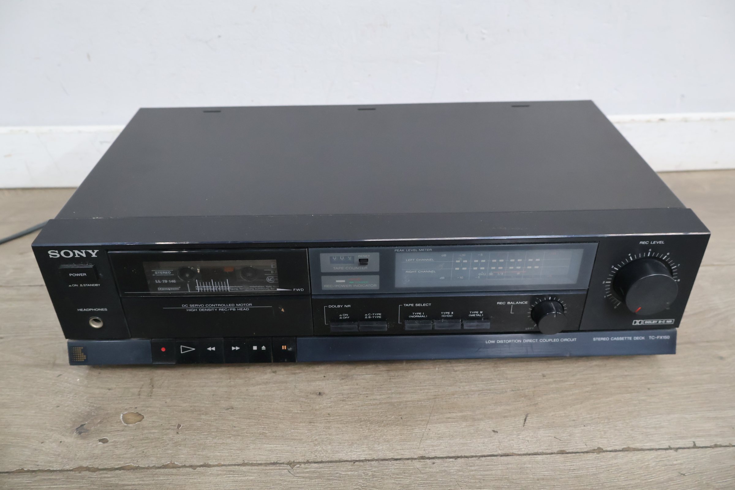 Sony TC-FX150 stereo cassette deck – foto 4 – kavel bij GSD Auctions, Zoeterwoude