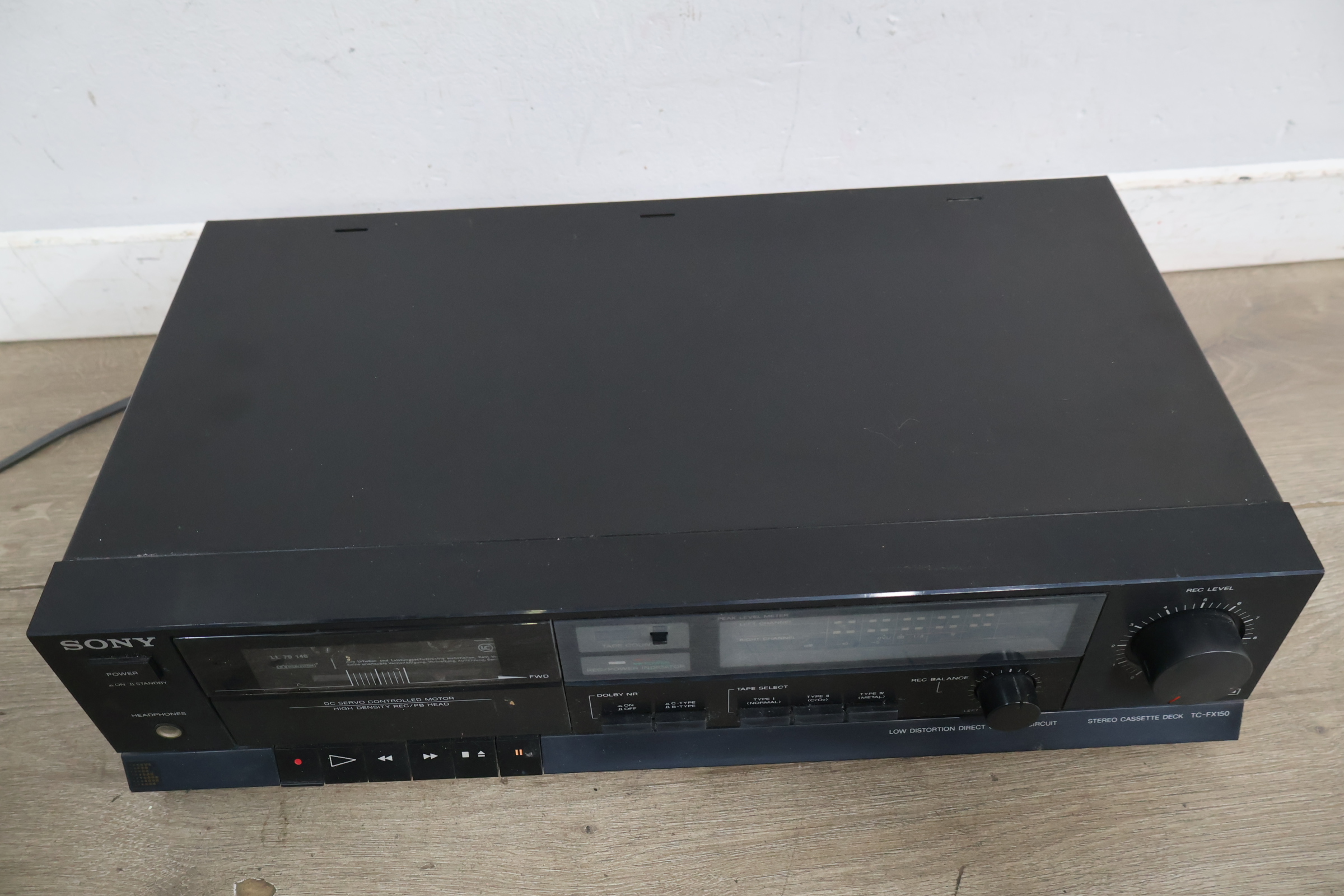 Sony TC-FX150 stereo cassette deck – foto 5 – kavel bij GSD Auctions, Zoeterwoude