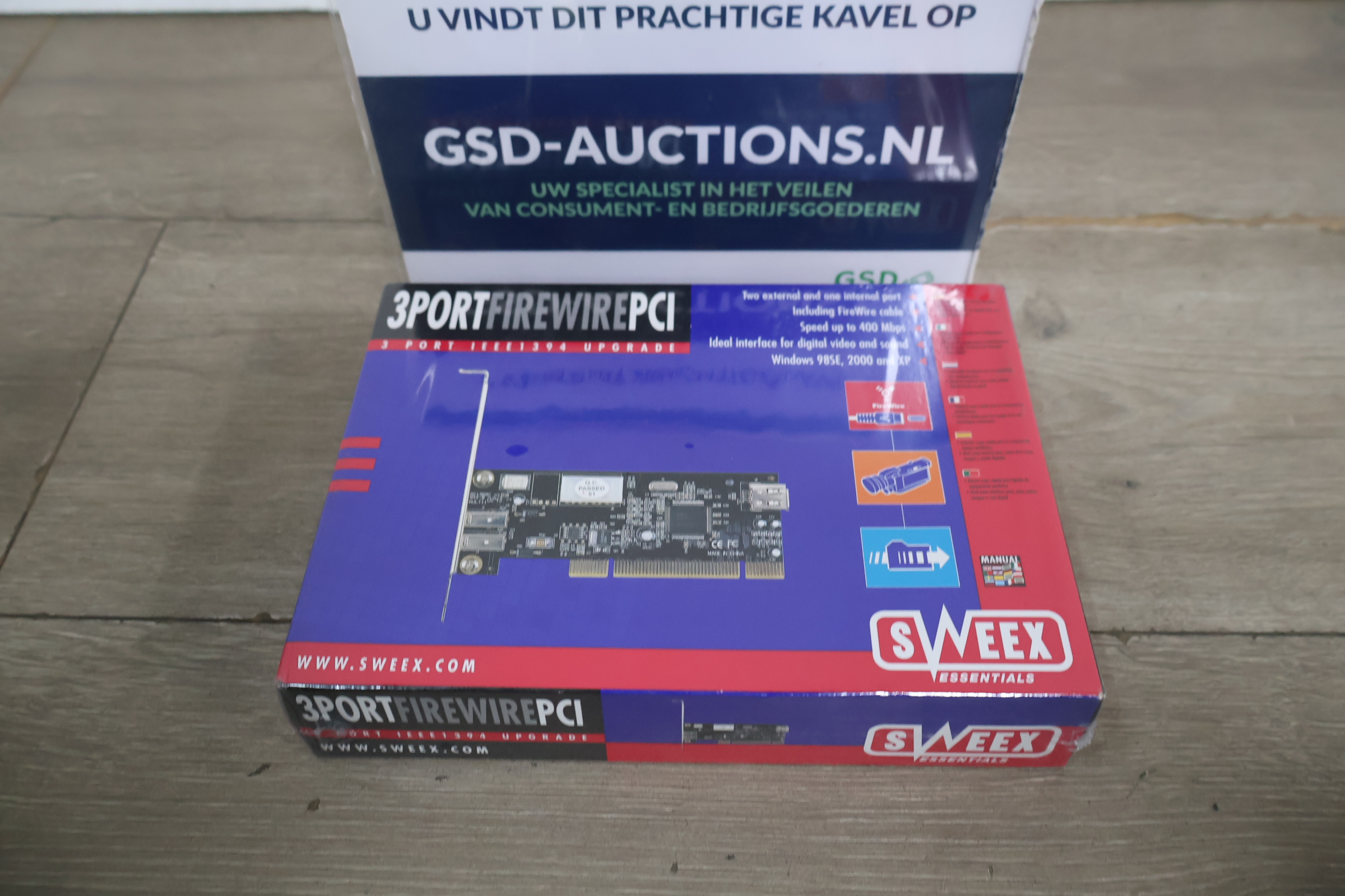 Sweex 3 Port FireWire PCI kaart' – kavel bij GSD Auctions, Zoeterwoude