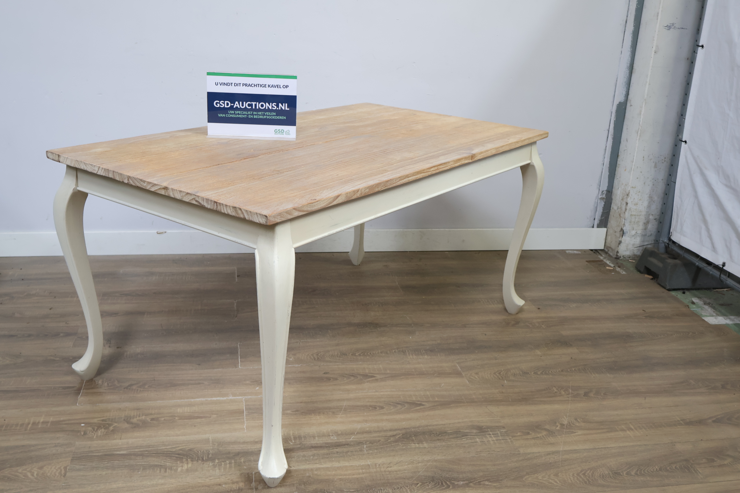 Landelijke Eettafel - 160cm x 90cm' – foto 2 – kavel bij GSD Auctions, Zoeterwoude