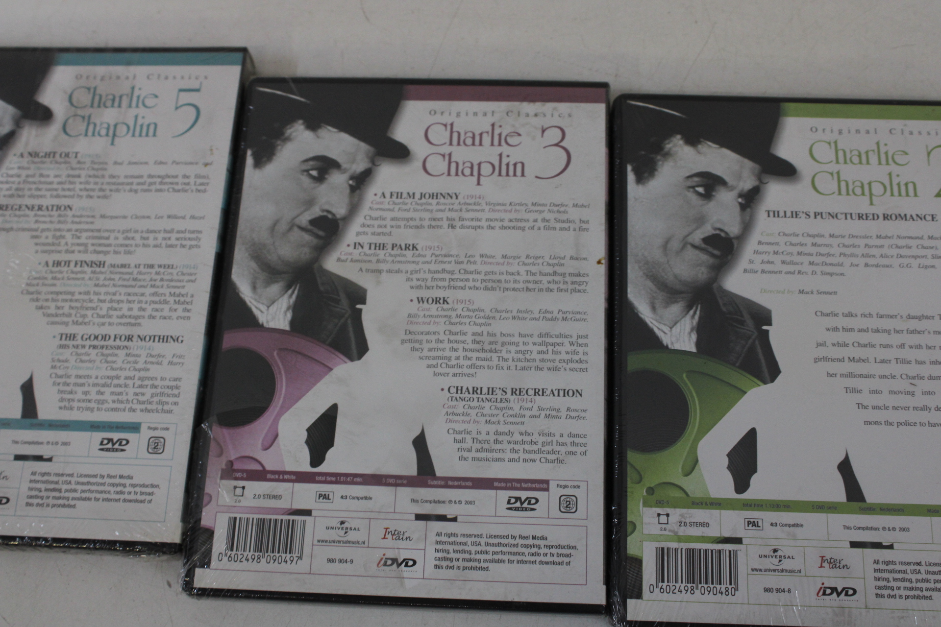 Charlie Chaplin DVD boxset 4 delen' – foto 10 – kavel bij GSD Auctions, Zoeterwoude