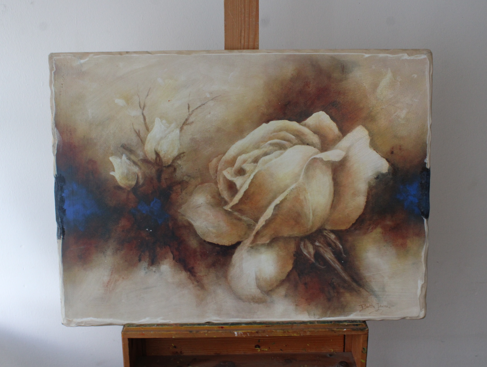 Schilderij van Rozen' – kavel bij GSD Auctions, Zoeterwoude