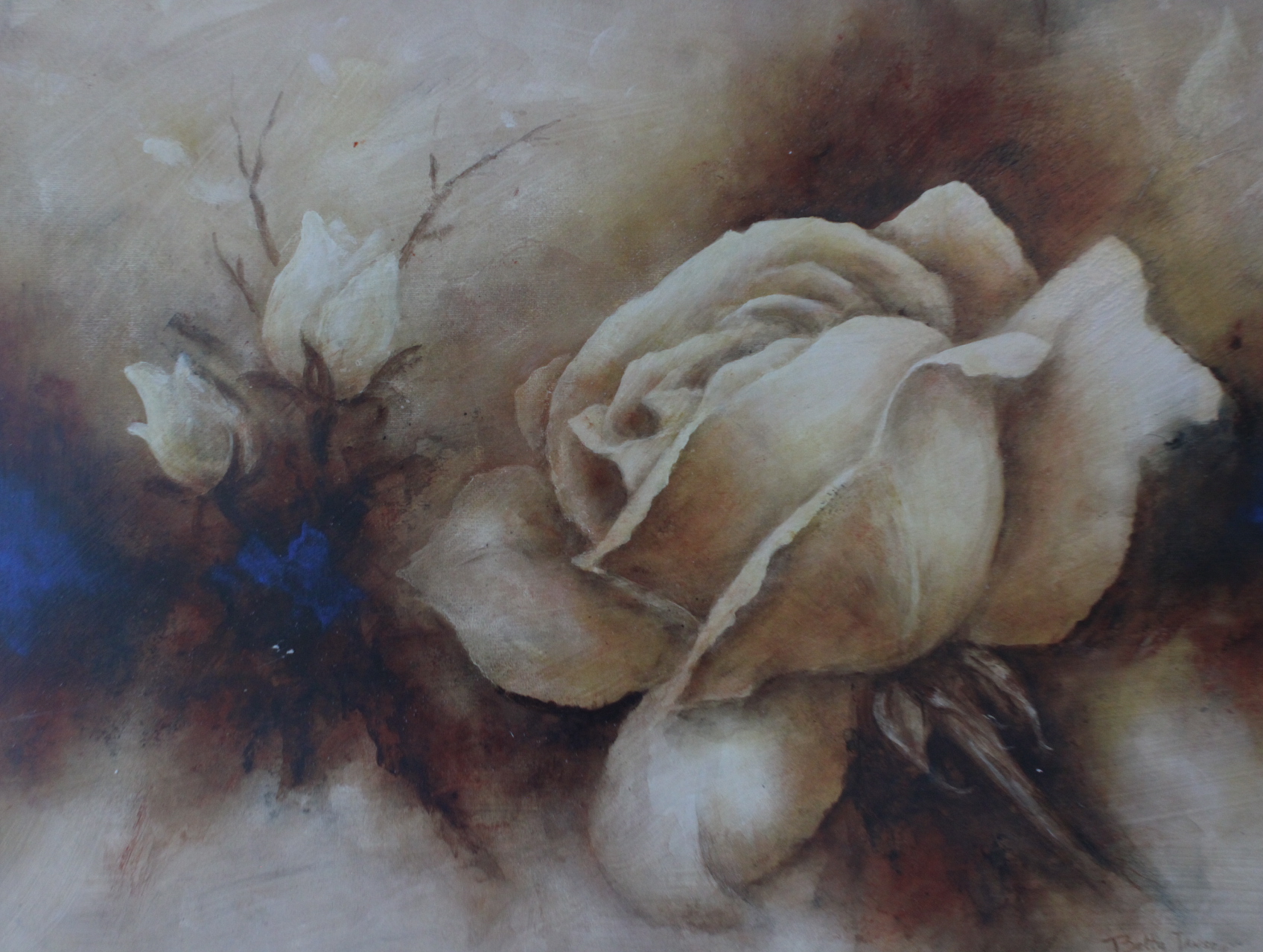 Schilderij van Rozen' – foto 3 – kavel bij GSD Auctions, Zoeterwoude