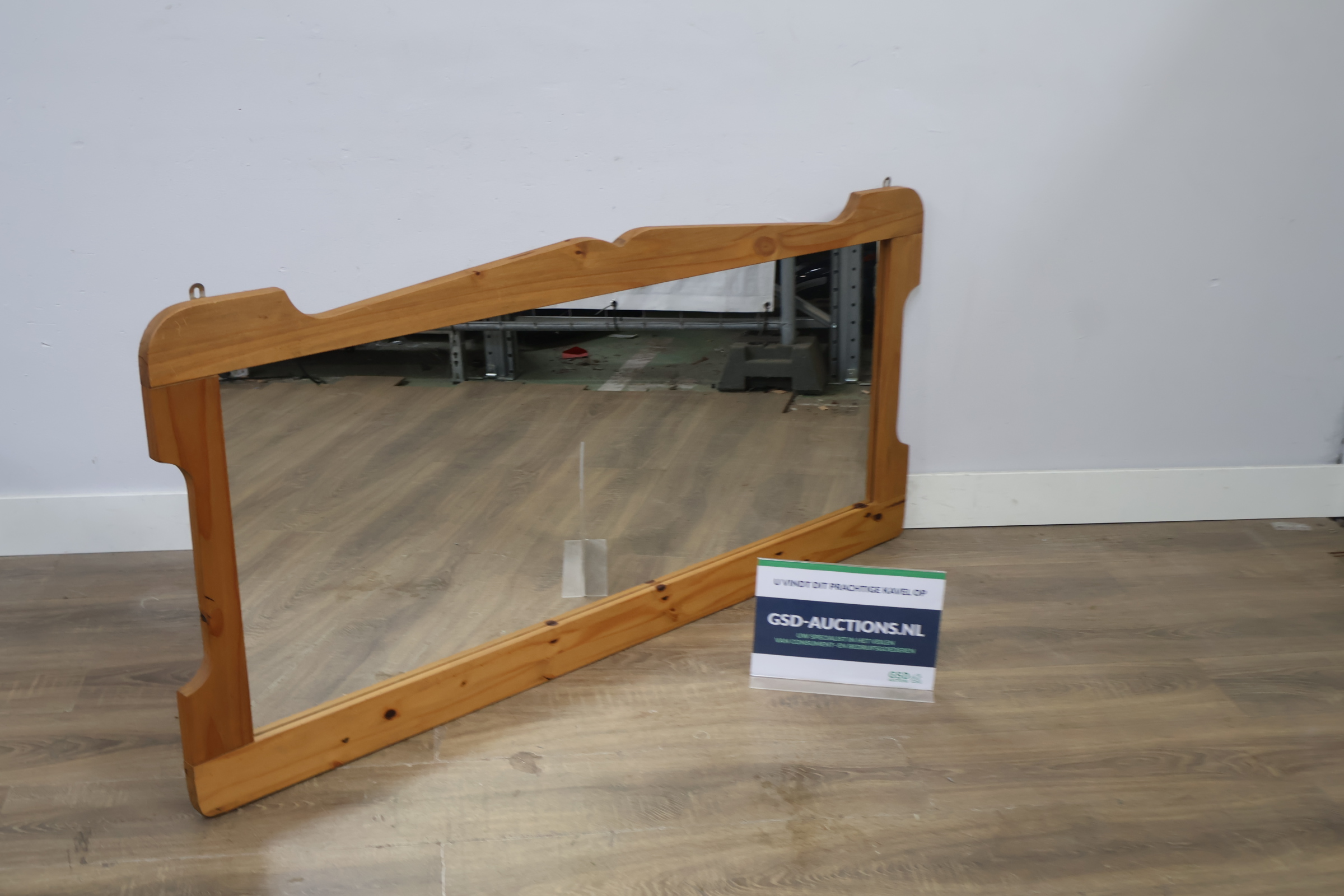 Houten Wandspiegel' – foto 2 – kavel bij GSD Auctions, Zoeterwoude