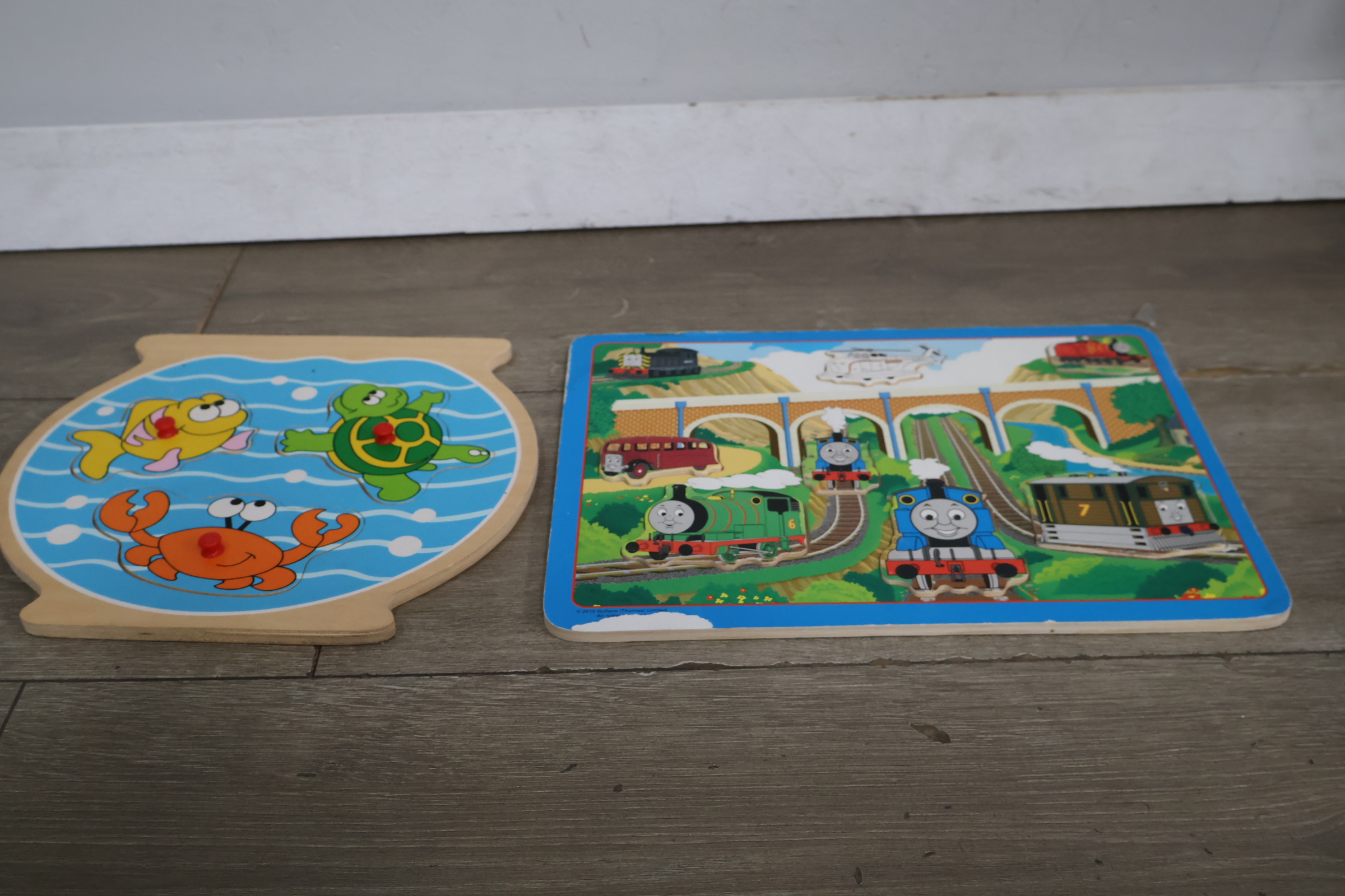 Houten kinderspellen met dieren en Thomas de Trein' – foto 3 – kavel bij GSD Auctions, Zoeterwoude