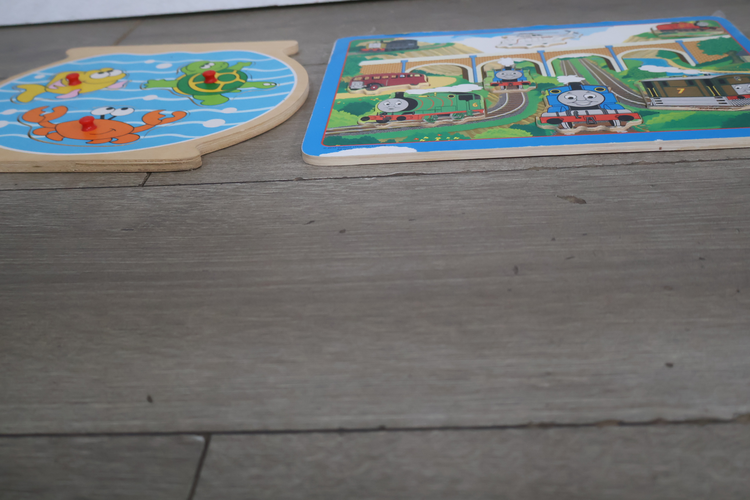 Houten kinderspellen met dieren en Thomas de Trein' – foto 4 – kavel bij GSD Auctions, Zoeterwoude