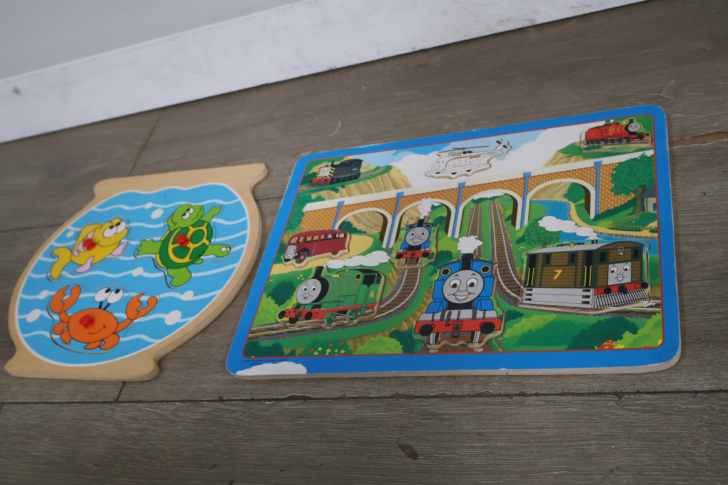 Houten kinderspellen met dieren en Thomas de Trein' – foto 5 – kavel bij GSD Auctions, Zoeterwoude