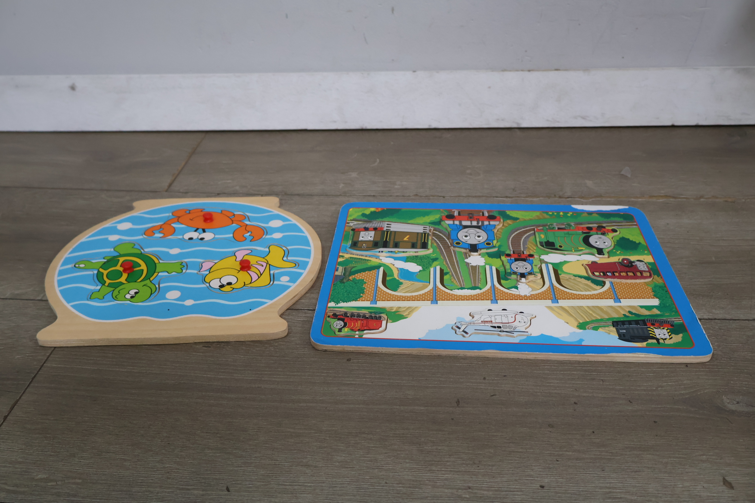 Houten kinderspellen met dieren en Thomas de Trein' – foto 10 – kavel bij GSD Auctions, Zoeterwoude