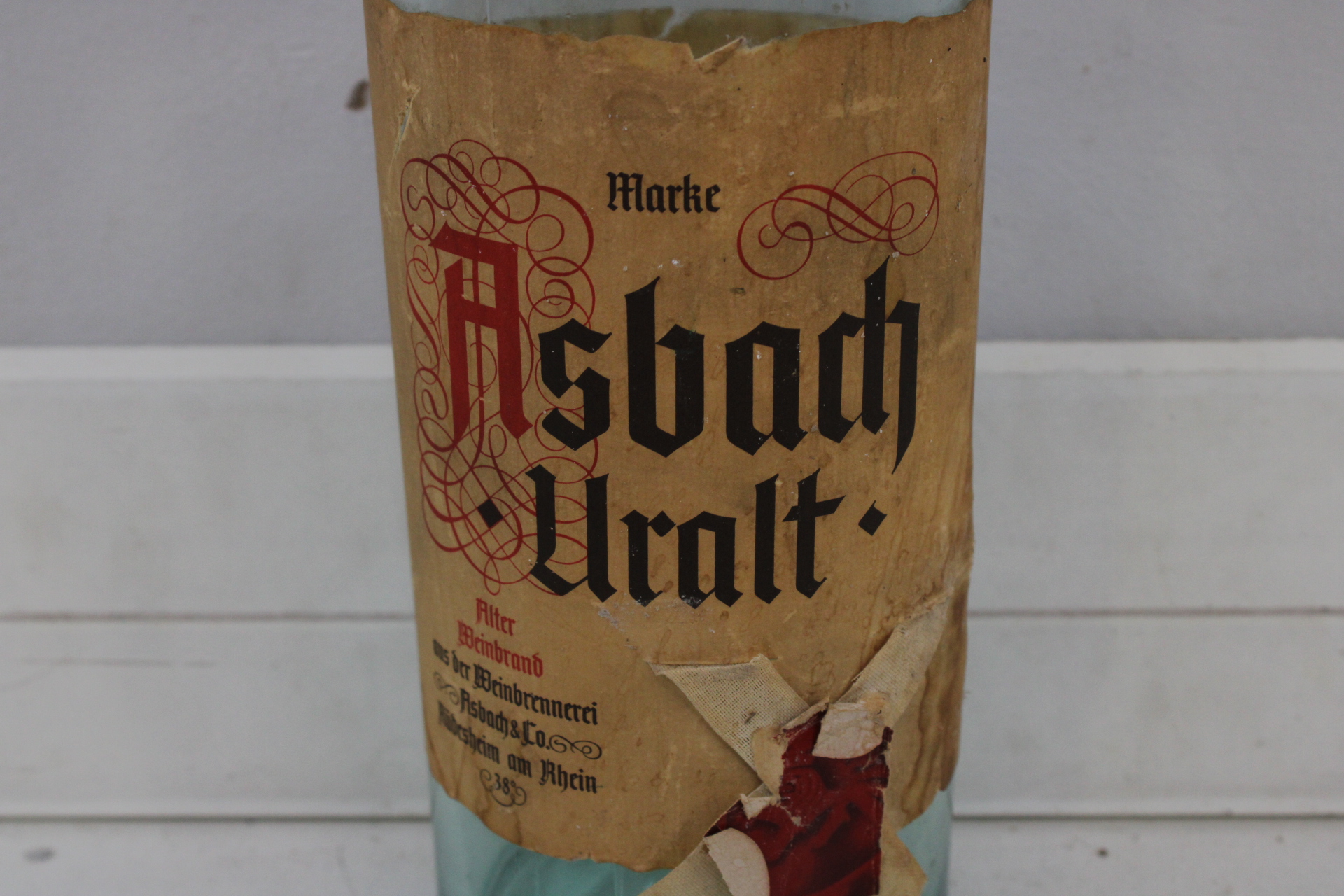 Decoratieve Asbach Uralt Fles Jenever (leeg)' – foto 5 – kavel bij GSD Auctions, Zoeterwoude