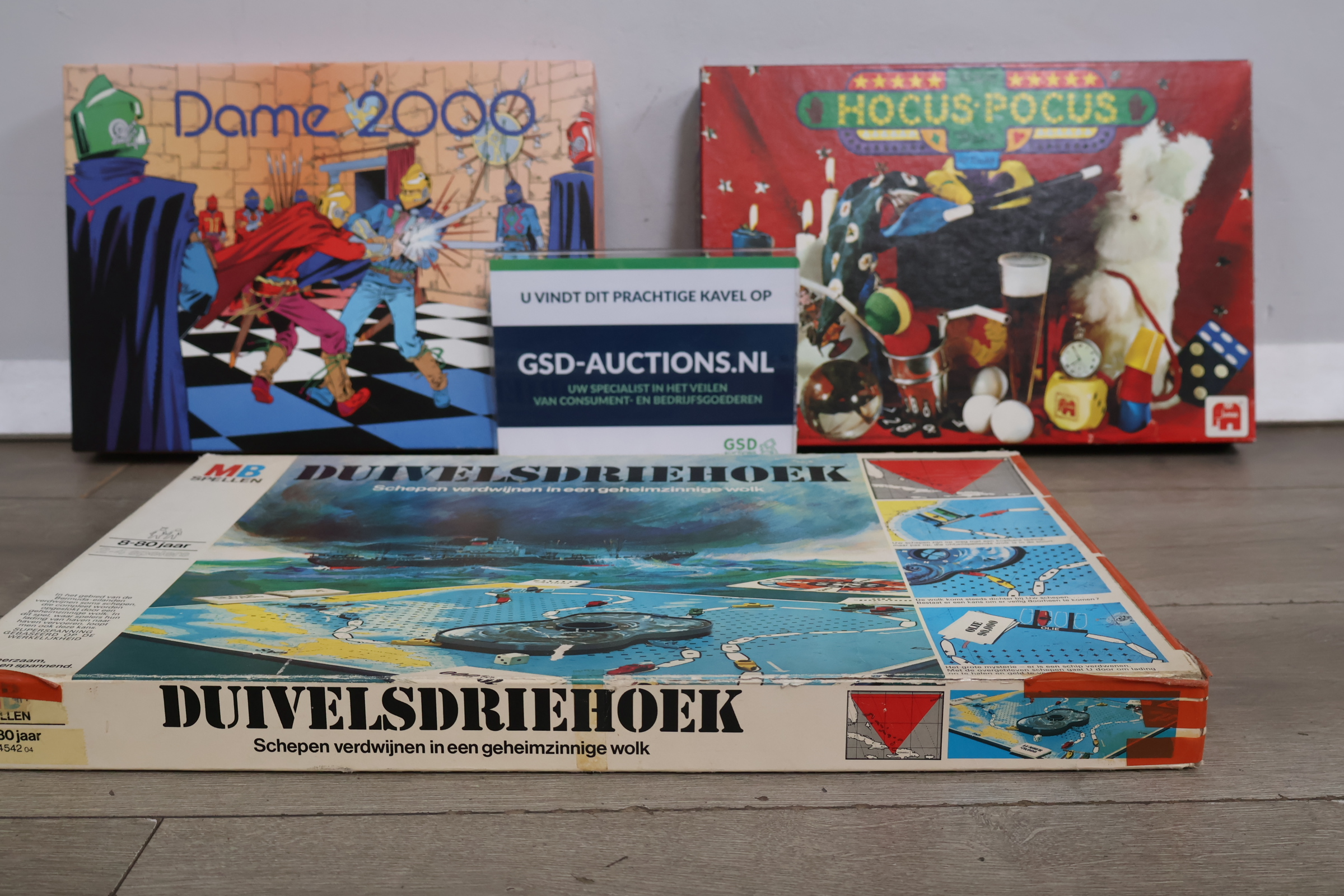 Verzameling Spellen - Duivelsdriehoek van MB Spellen' – foto 2 – kavel bij GSD Auctions, Zoeterwoude
