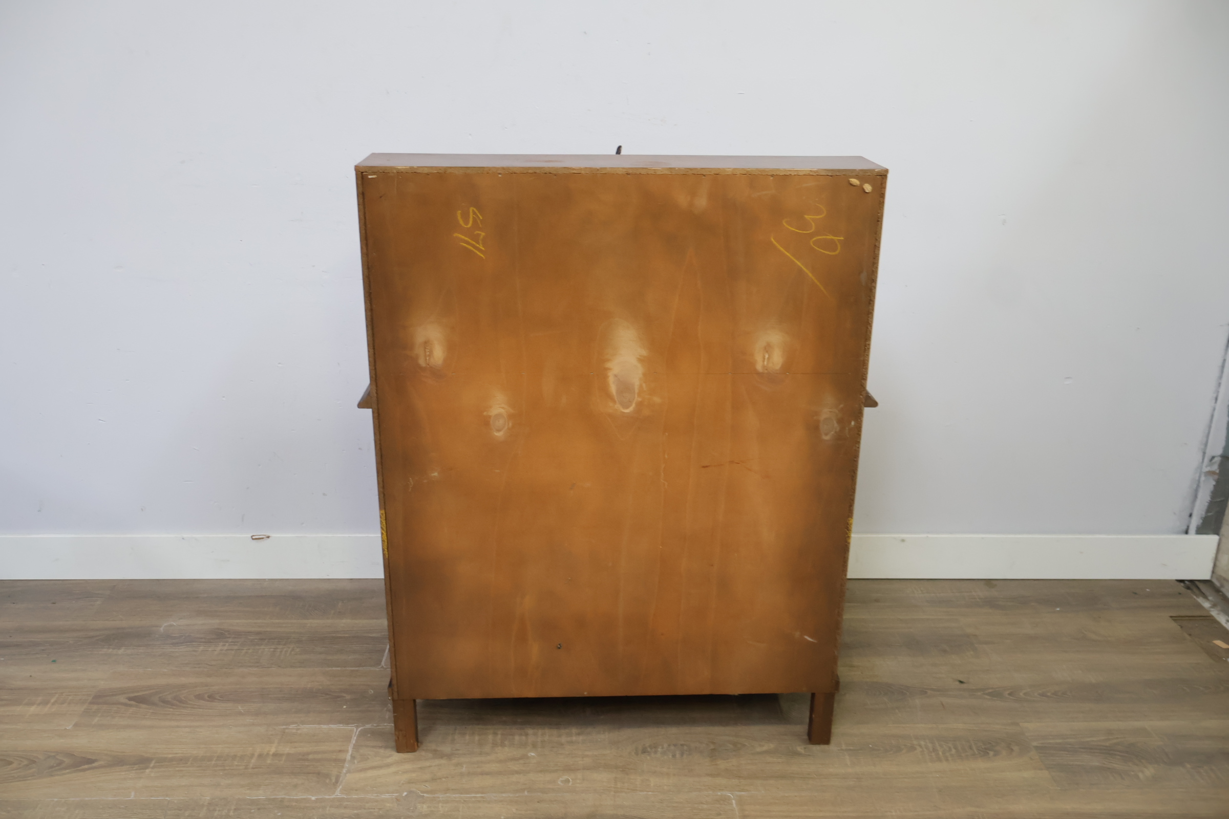 Klassiek bruin houten secretaire met laden – foto 5 – kavel bij GSD Auctions, Zoeterwoude