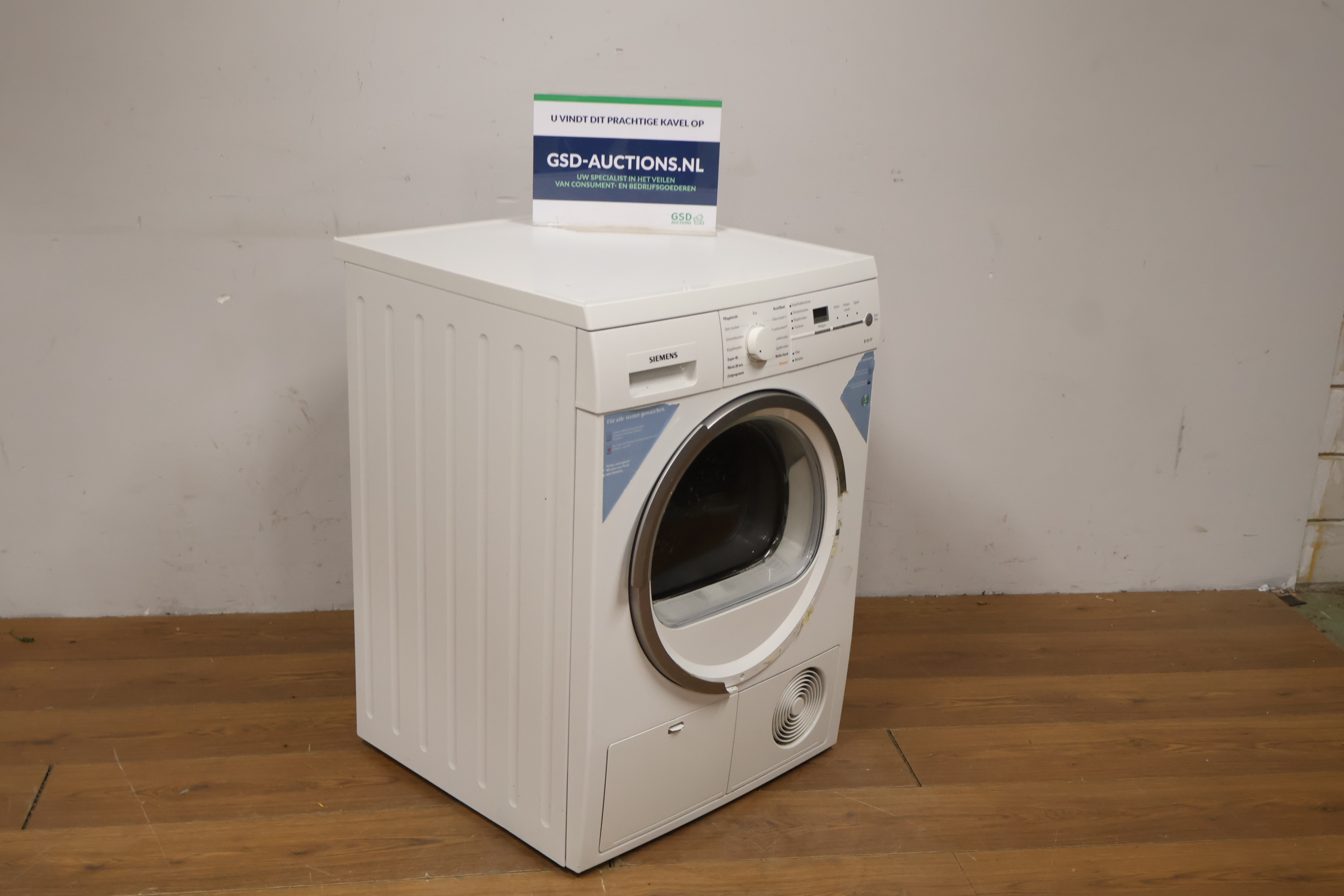 Siemens wasdroger – foto 2 – kavel bij GSD Auctions, Zoeterwoude