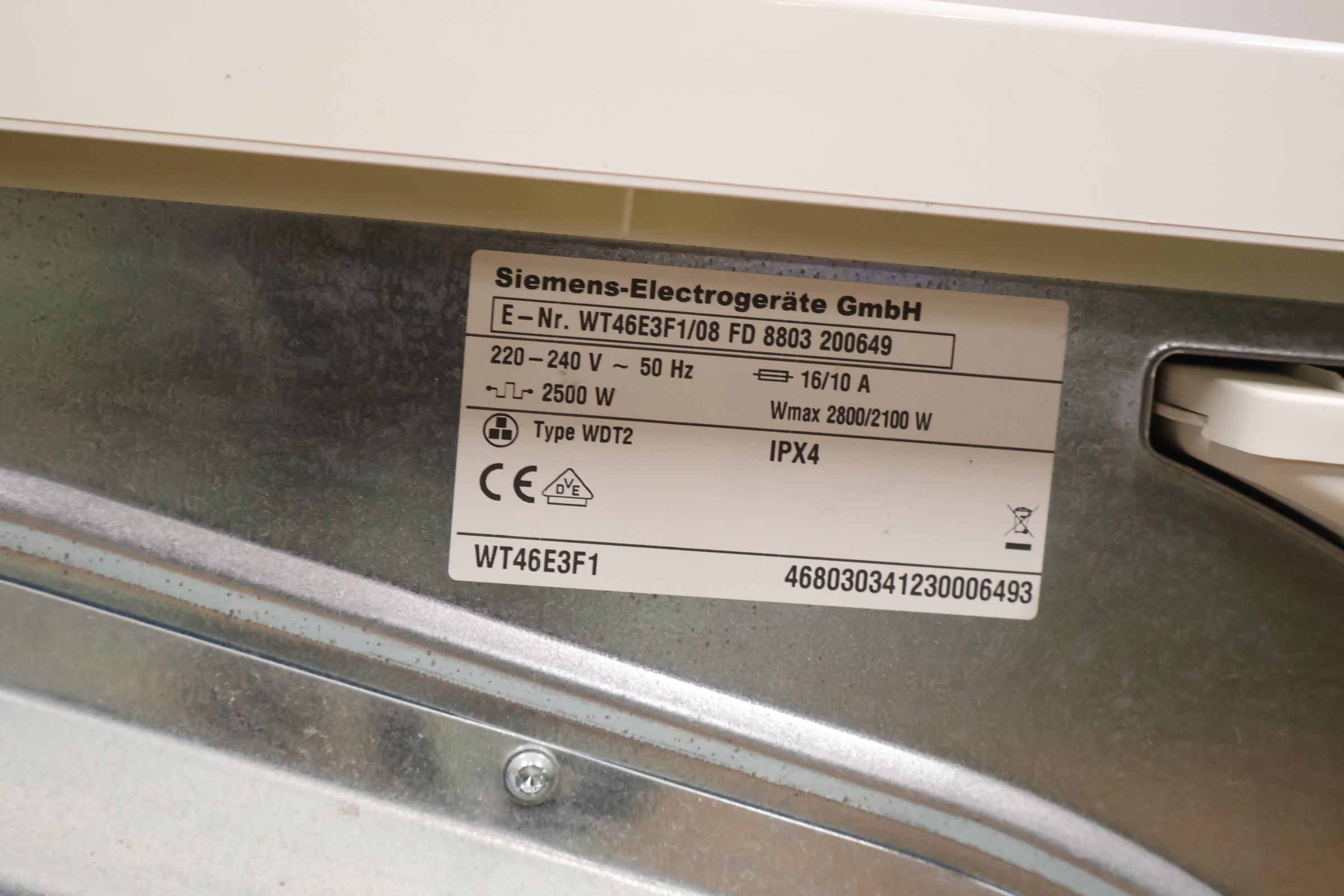 Siemens wasdroger – foto 7 – kavel bij GSD Auctions, Zoeterwoude