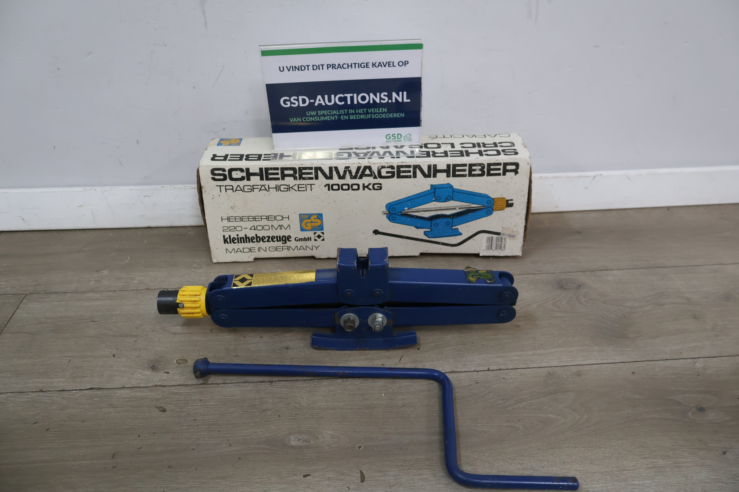 Scherenwagenheber 1000 kg krik – foto 2 – kavel bij GSD Auctions, Zoeterwoude