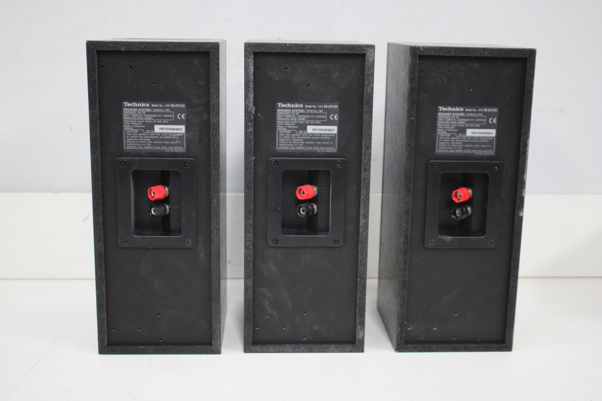 Technics set van drie luidsprekers - SB-AFC250 – foto 9 – kavel bij GSD Auctions, Zoeterwoude