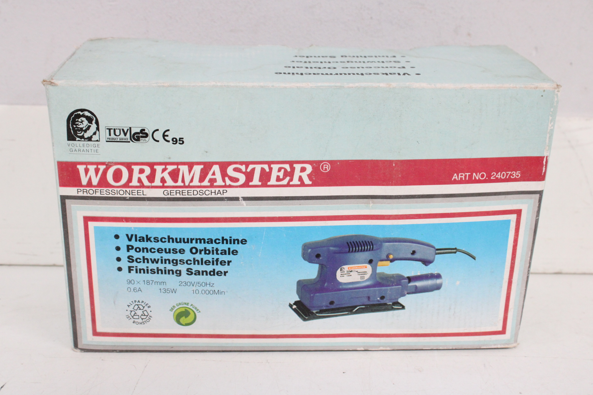 Workmaster vlakschuurmachine in doos' – foto 3 – kavel bij GSD Auctions, Zoeterwoude