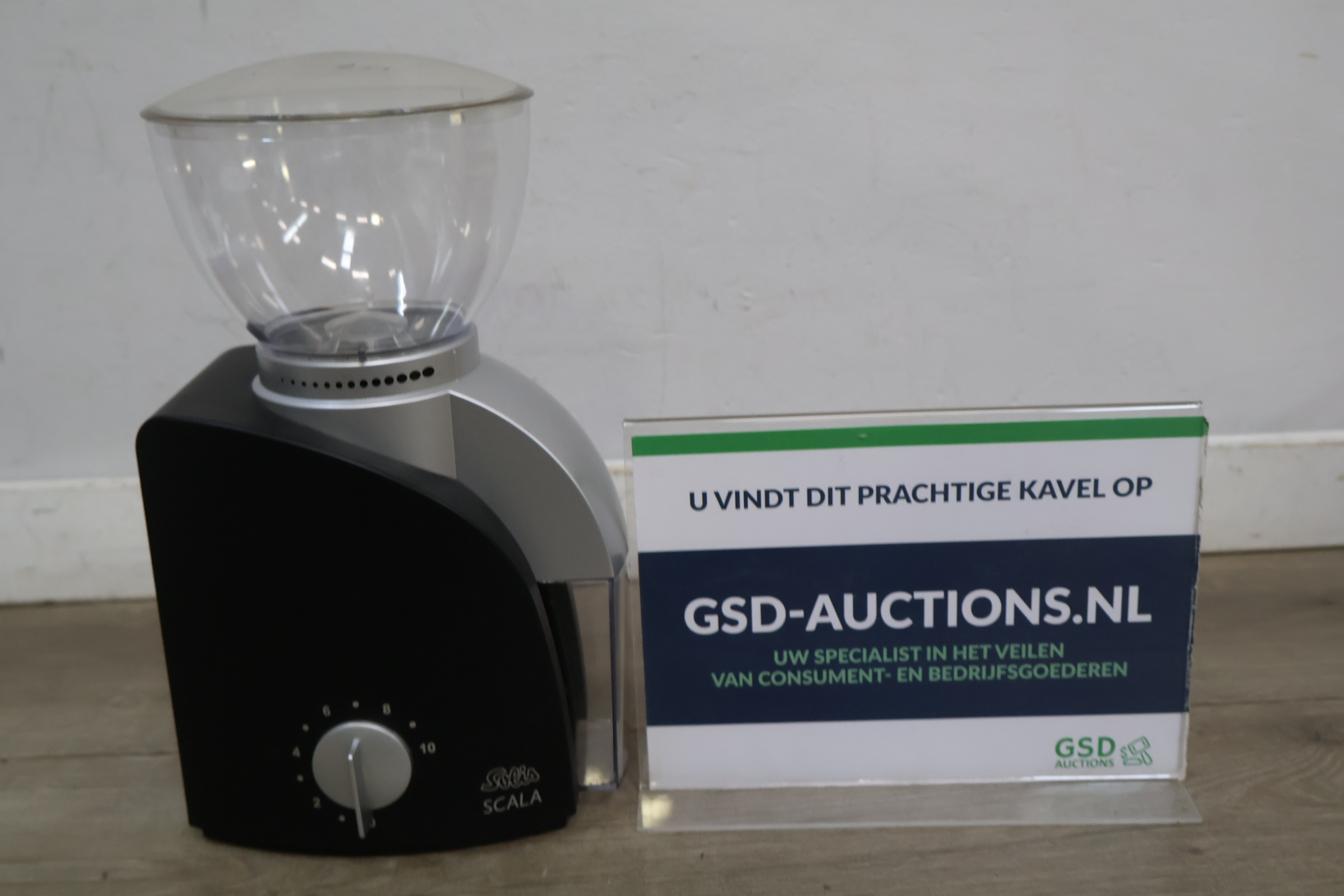 Solis Scala koffiemolen – kavel bij GSD Auctions, Zoeterwoude