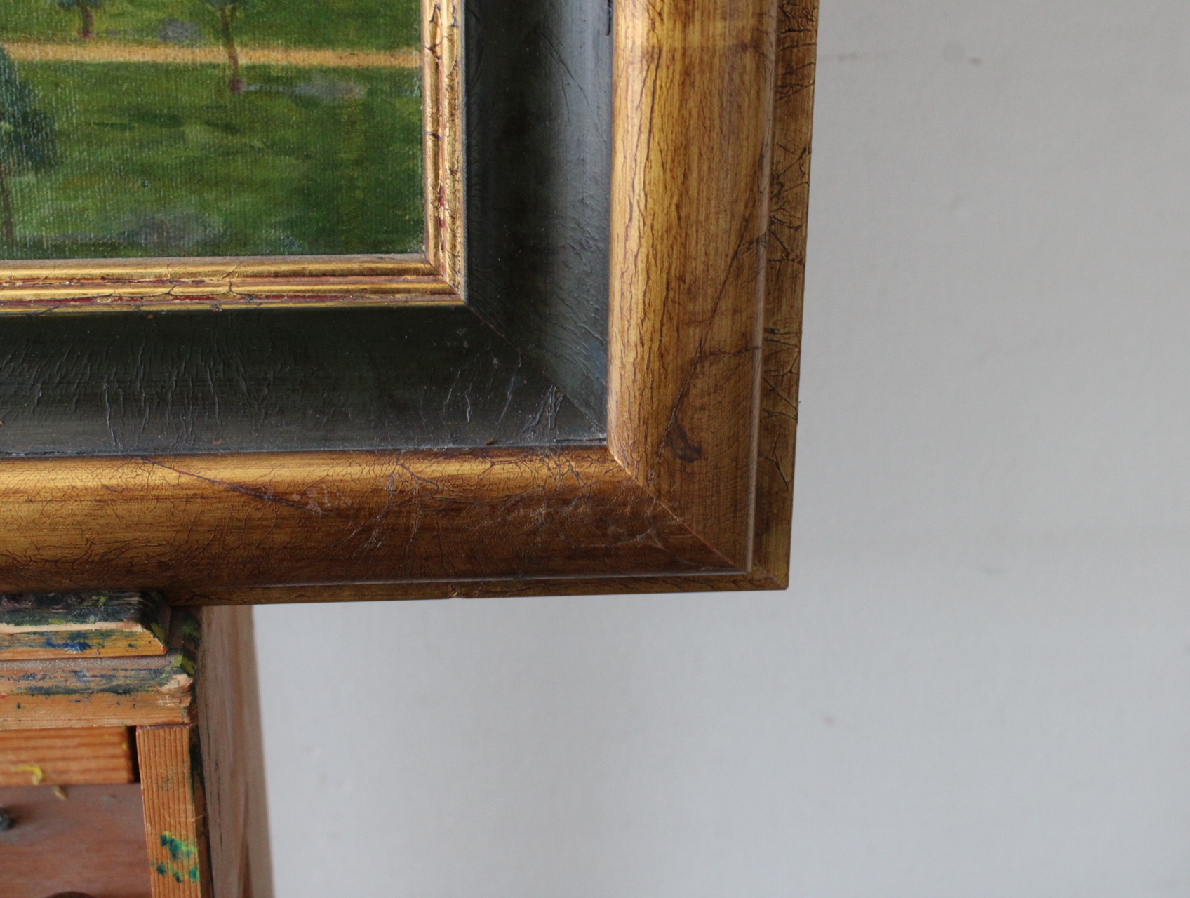 Olieverfschilderij stadsgezicht met torens – foto 5 – kavel bij GSD Auctions, Zoeterwoude