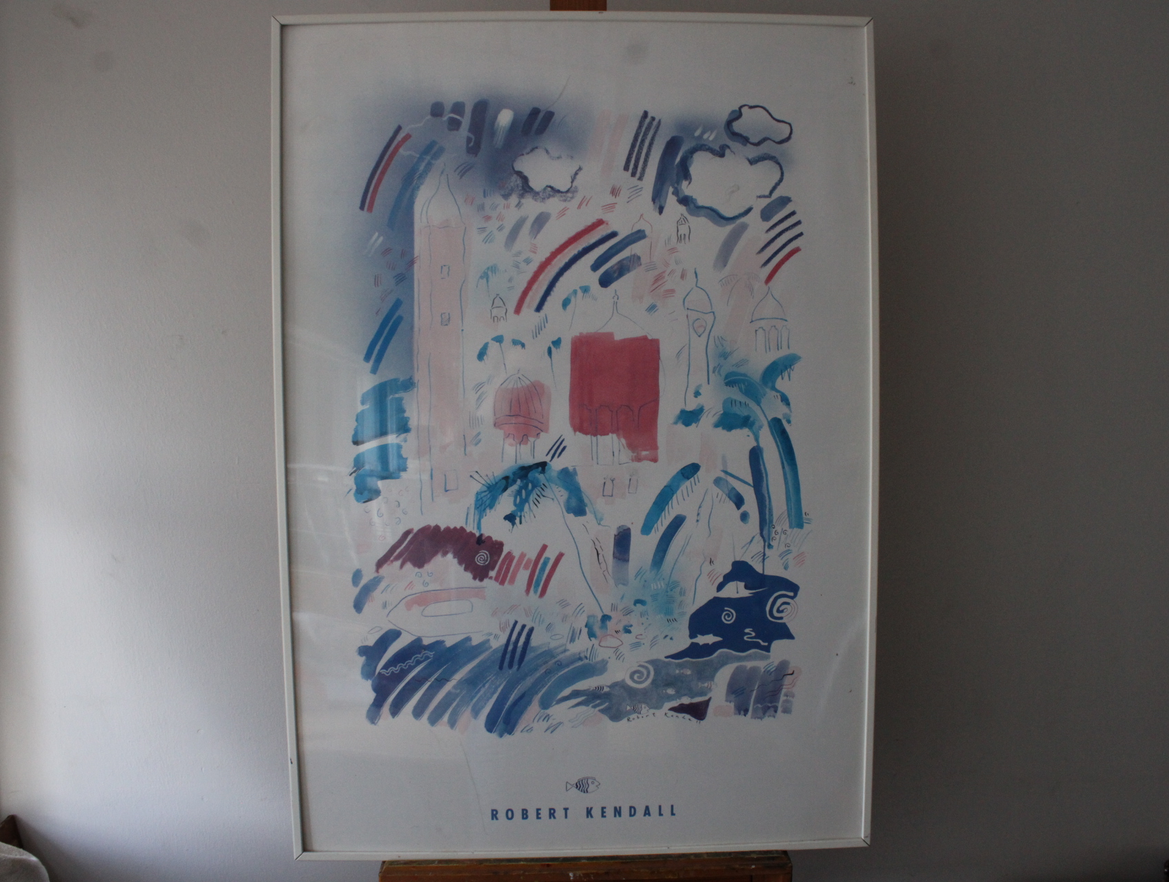 Robert Kendall ingelijste abstracte kunst – foto 2 – kavel bij GSD Auctions, Zoeterwoude