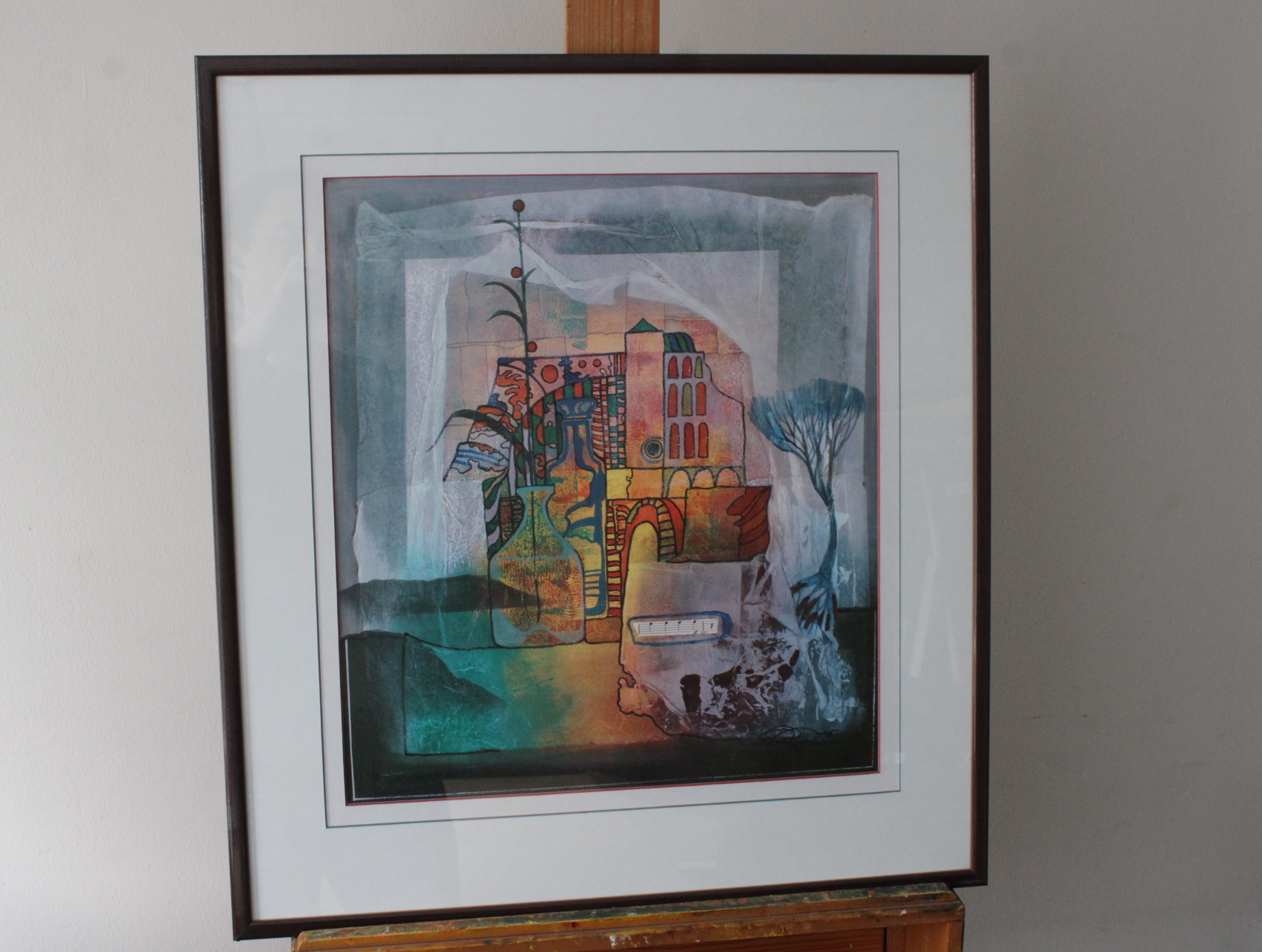 Ingelijste abstracte kunstprint – foto 2 – kavel bij GSD Auctions, Zoeterwoude