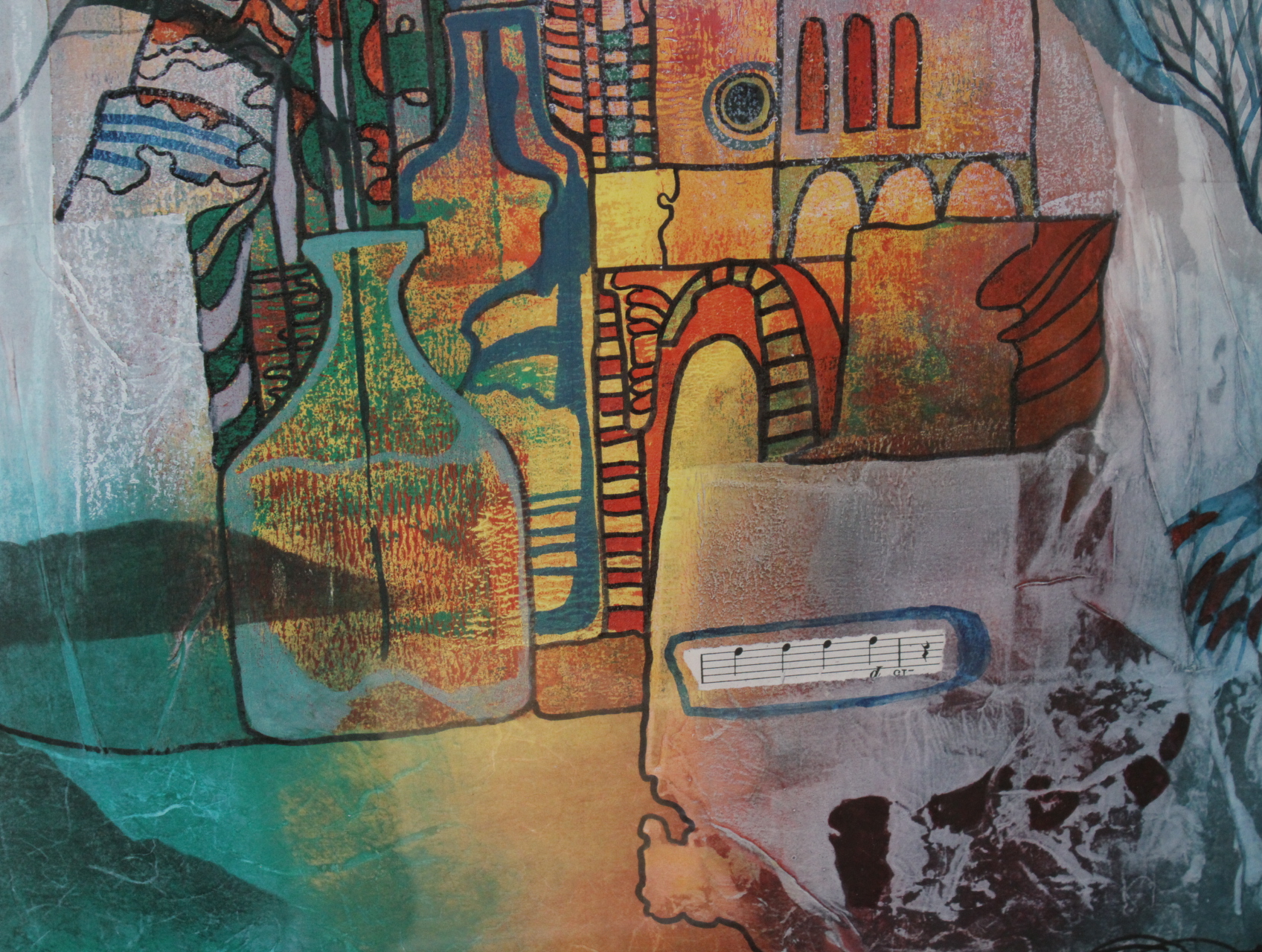 Ingelijste abstracte kunstprint – foto 9 – kavel bij GSD Auctions, Zoeterwoude