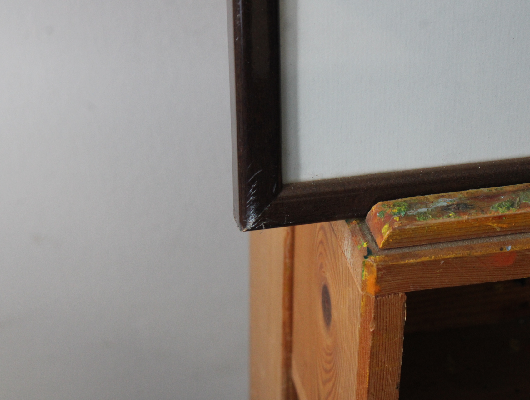 Ingelijst abstract aquarel kunstwerk – foto 7 – kavel bij GSD Auctions, Zoeterwoude