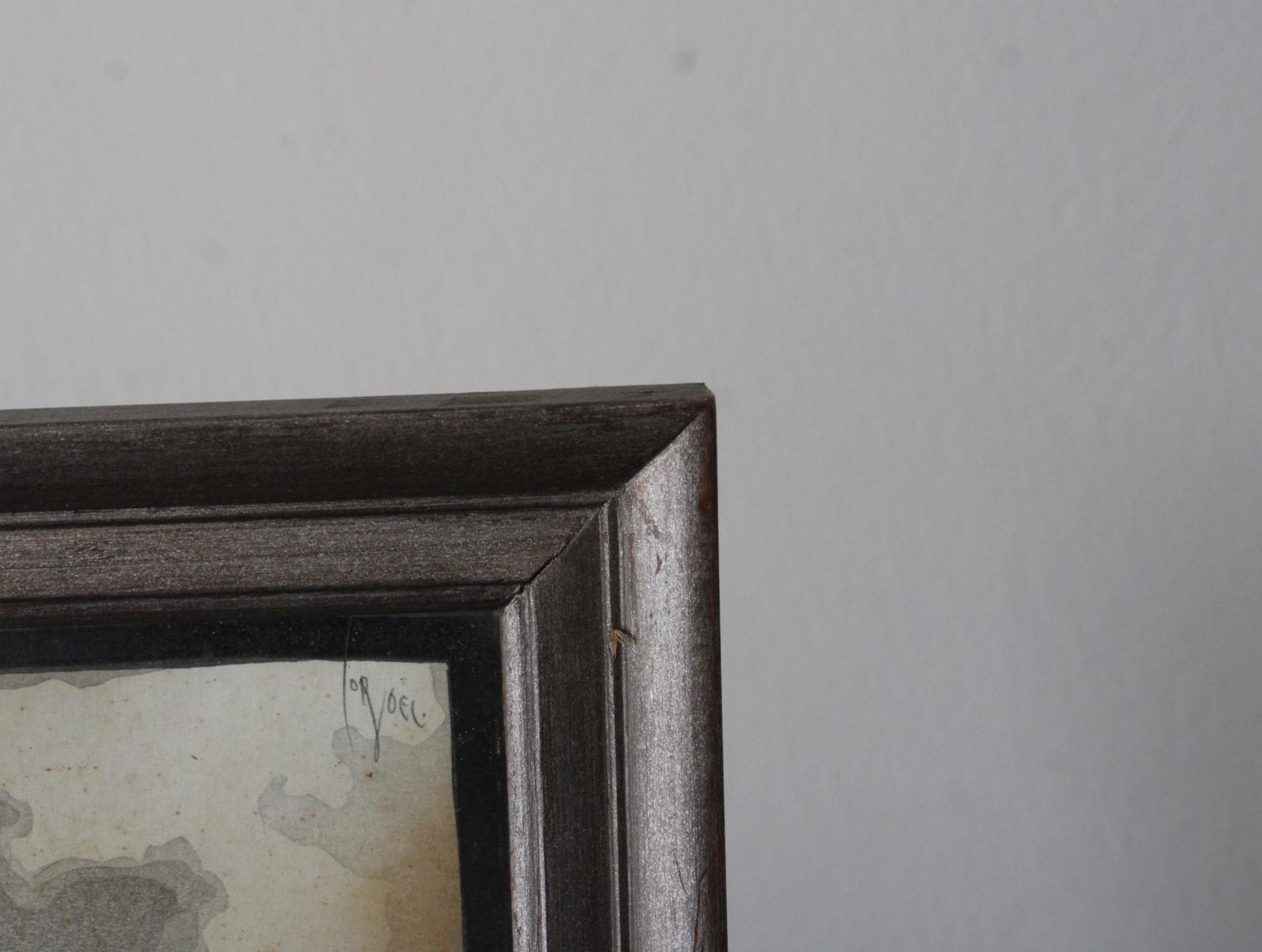 Ingelijste zwart-wit stadsgezicht tekening – foto 5 – kavel bij GSD Auctions, Zoeterwoude