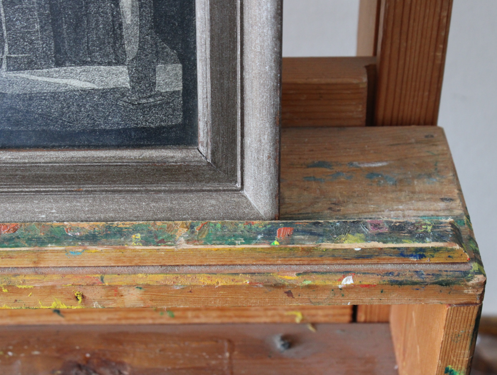 Ingelijste zwart-wit stadsgezicht tekening – foto 6 – kavel bij GSD Auctions, Zoeterwoude