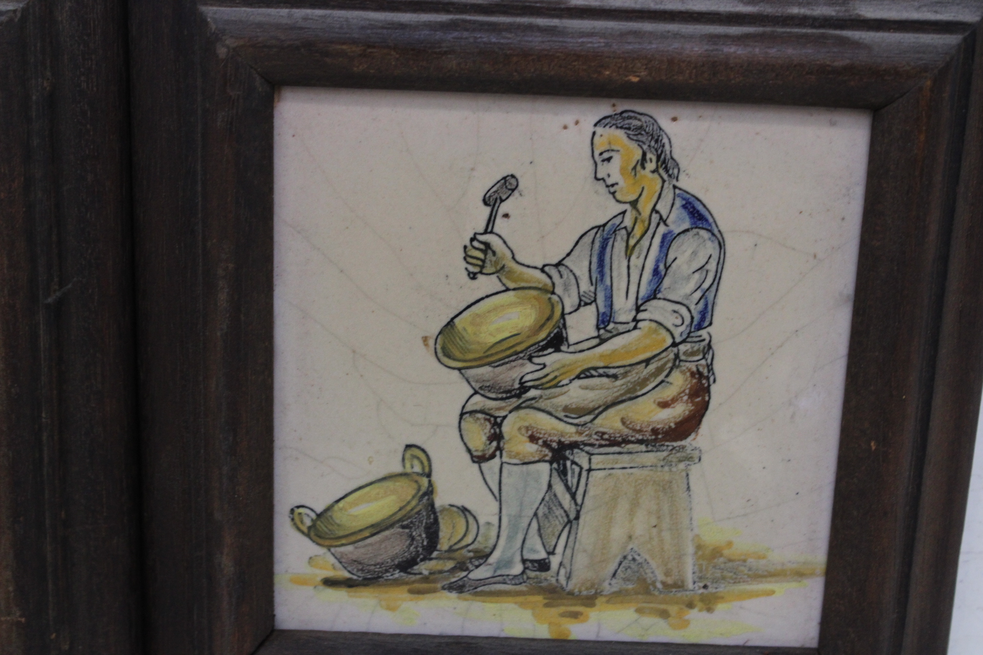 Tegeltableaus met afbeelding van figuren – foto 4 – kavel bij GSD Auctions, Zoeterwoude