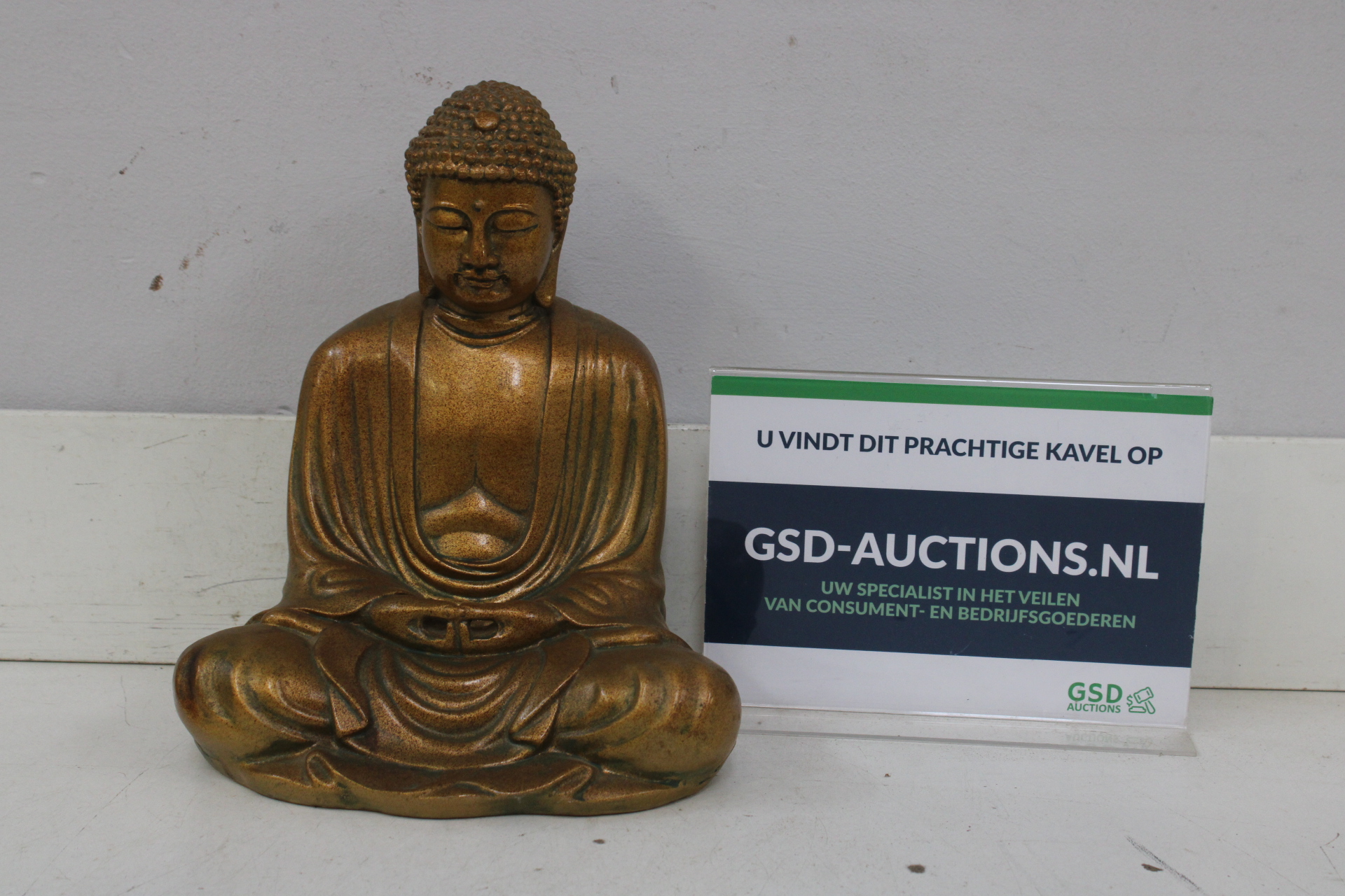Beeld Boeddha in meditatiehouding – kavel bij GSD Auctions, Zoeterwoude