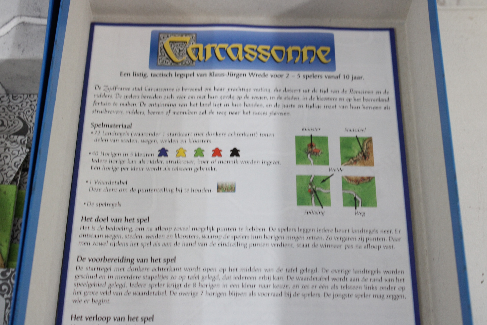 Bordspel Carcassonne van Klaus-Jürgen Wrede – foto 3 – kavel bij GSD Auctions, Zoeterwoude