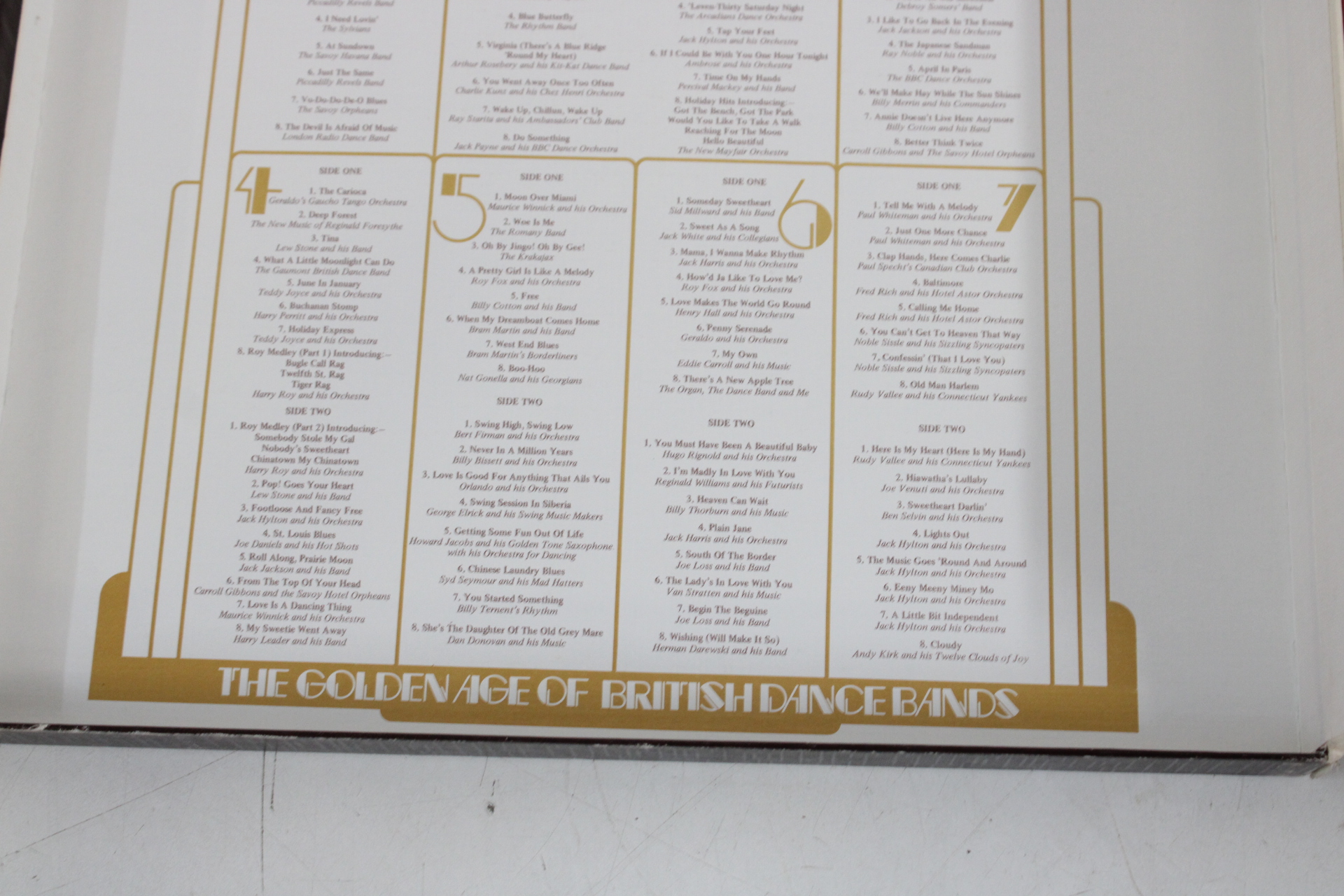 The Golden Age of British Dance Bands LP box – foto 5 – kavel bij GSD Auctions, Zoeterwoude