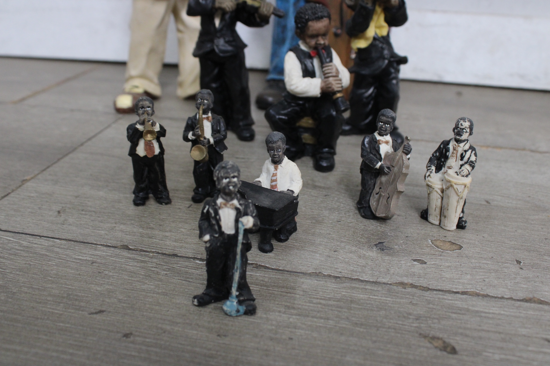 Set jazzmuzikanten beeldjes van keramiek – foto 2 – kavel bij GSD Auctions, Zoeterwoude