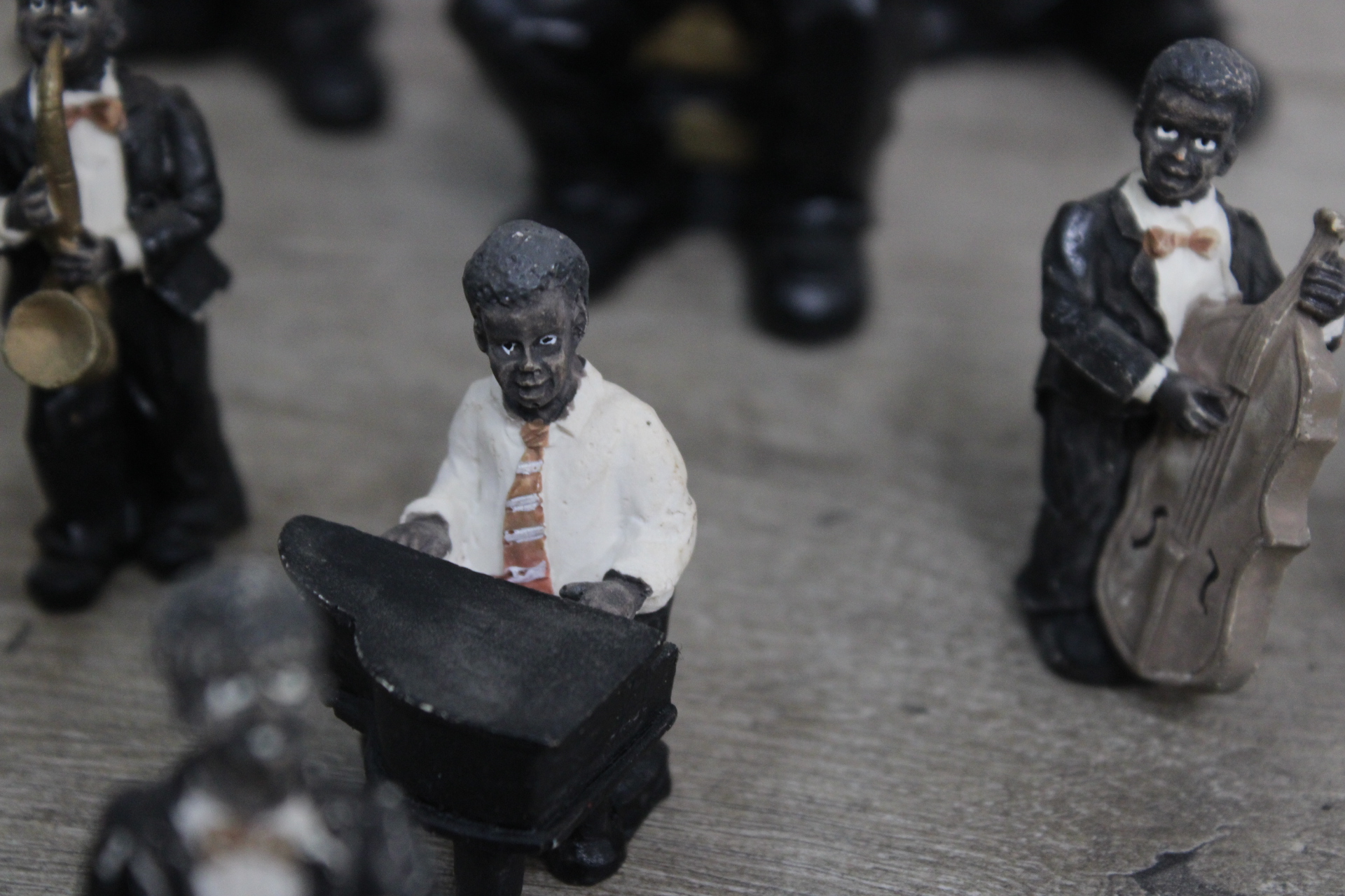 Set jazzmuzikanten beeldjes van keramiek – foto 4 – kavel bij GSD Auctions, Zoeterwoude