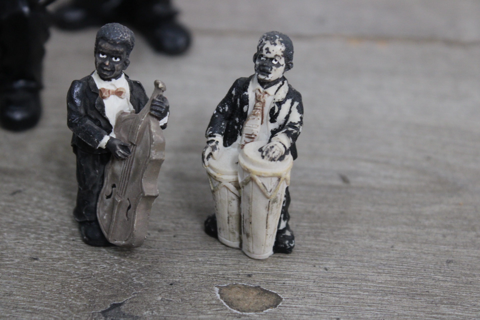 Set jazzmuzikanten beeldjes van keramiek – foto 5 – kavel bij GSD Auctions, Zoeterwoude
