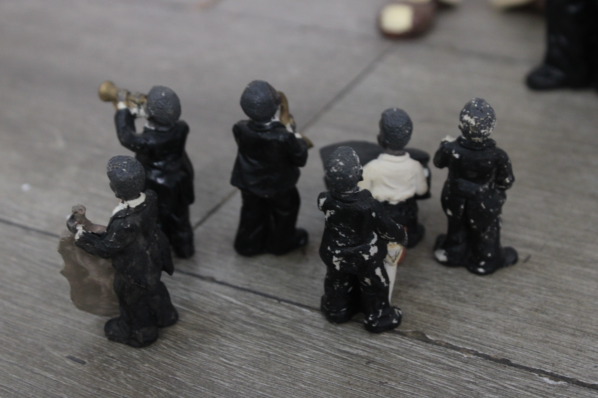 Set jazzmuzikanten beeldjes van keramiek – foto 7 – kavel bij GSD Auctions, Zoeterwoude