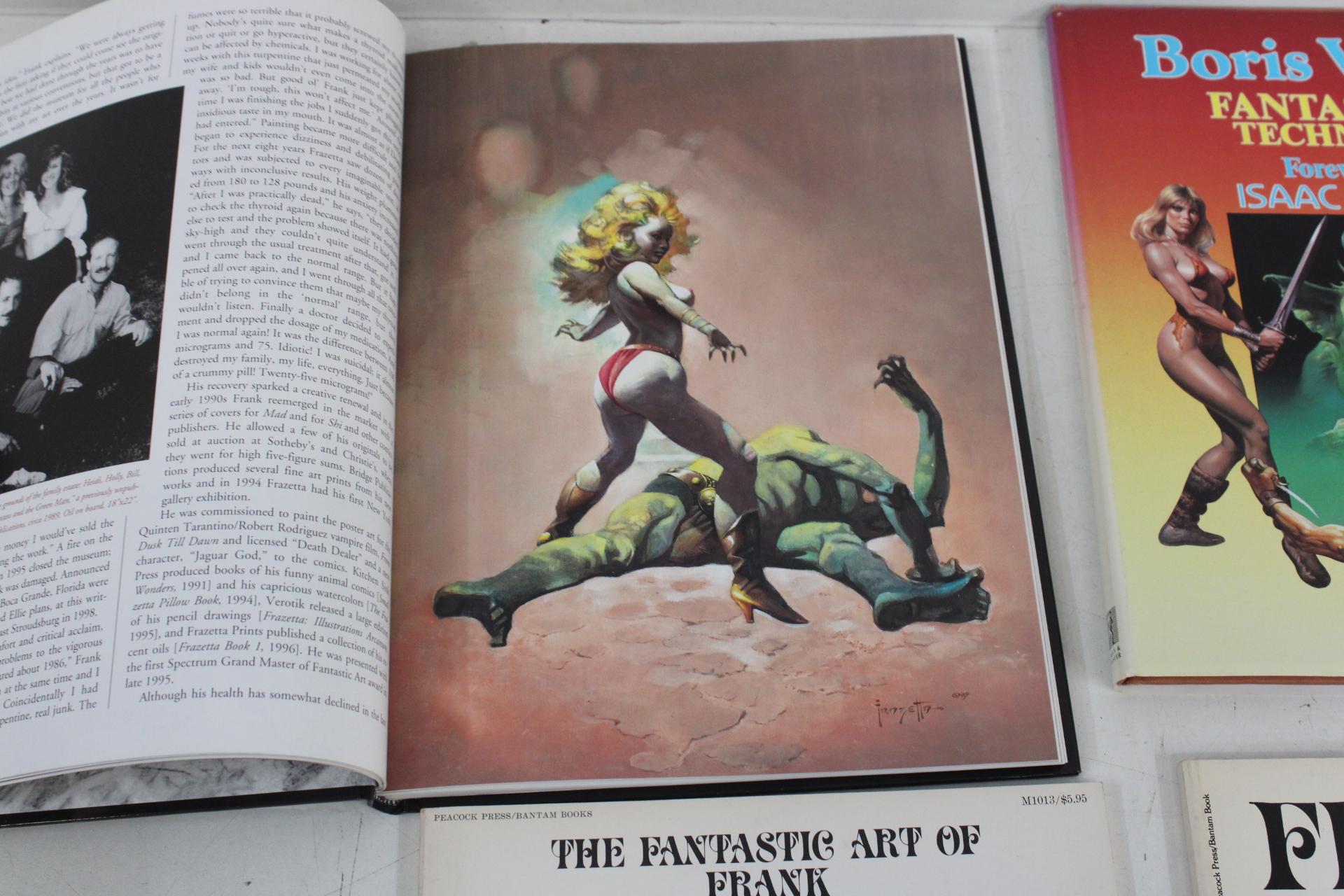 Boeken over Frank Frazetta en Boris Vallejo Fantasy Art – foto 3 – kavel bij GSD Auctions, Zoeterwoude