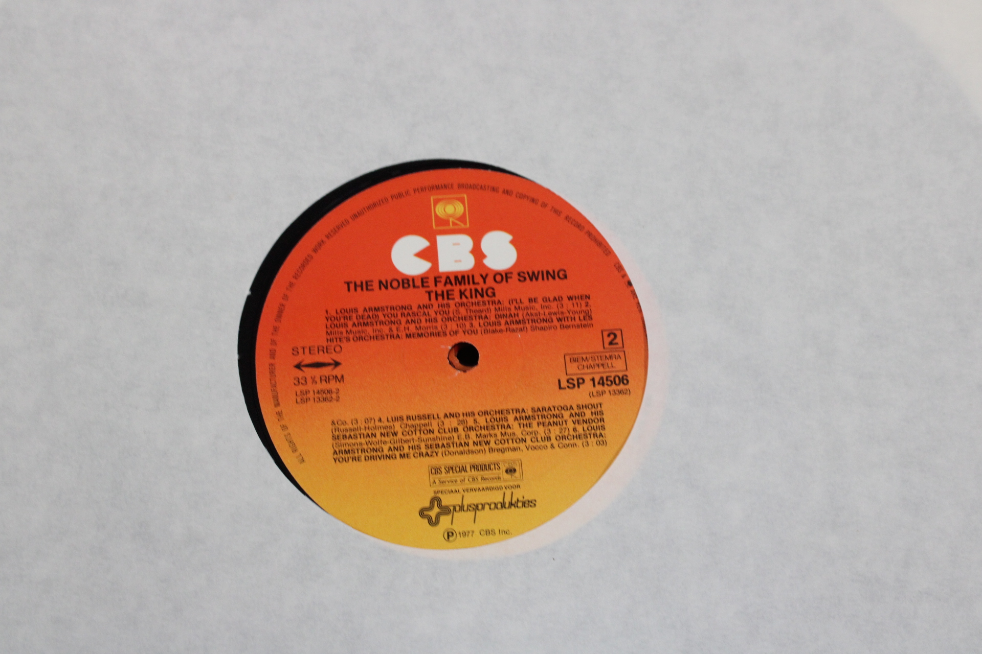 LP The Noble Family of Swing – foto 6 – kavel bij GSD Auctions, Zoeterwoude