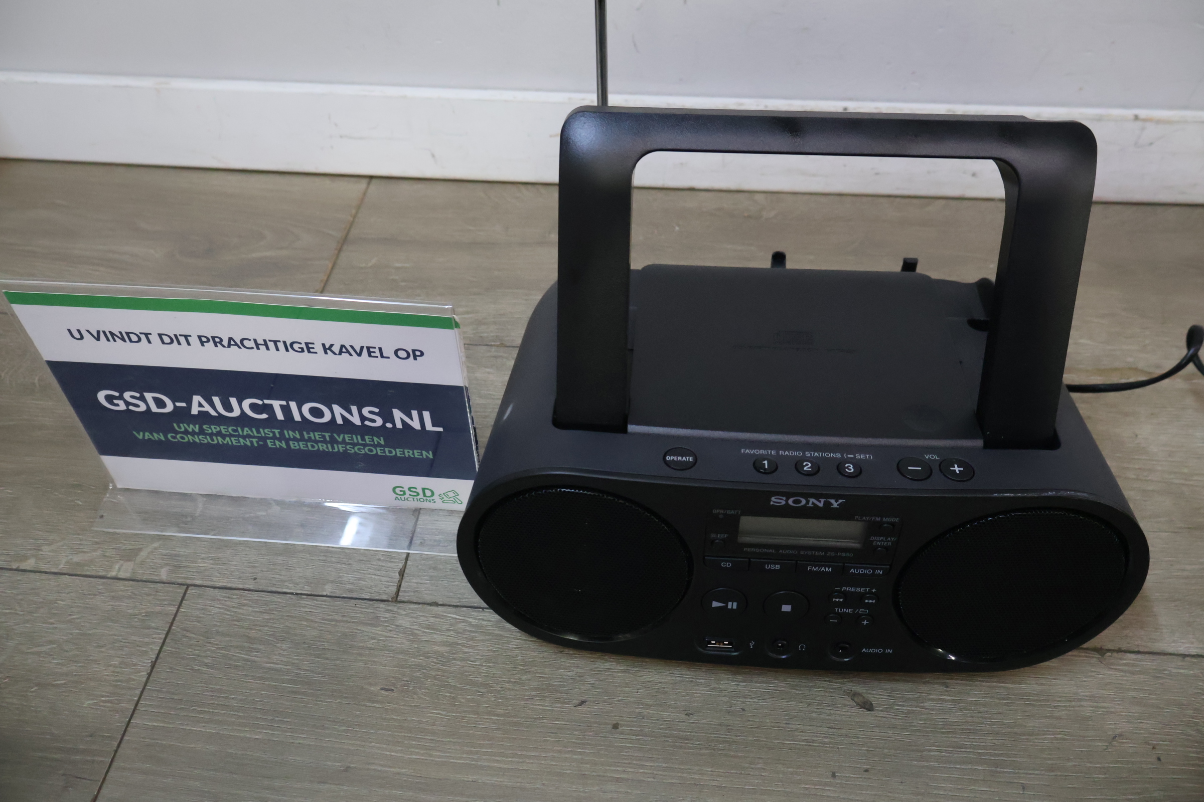 Sony Personal Audio System ZS-PS50 radiocd-speler – foto 2 – kavel bij GSD Auctions, Zoeterwoude