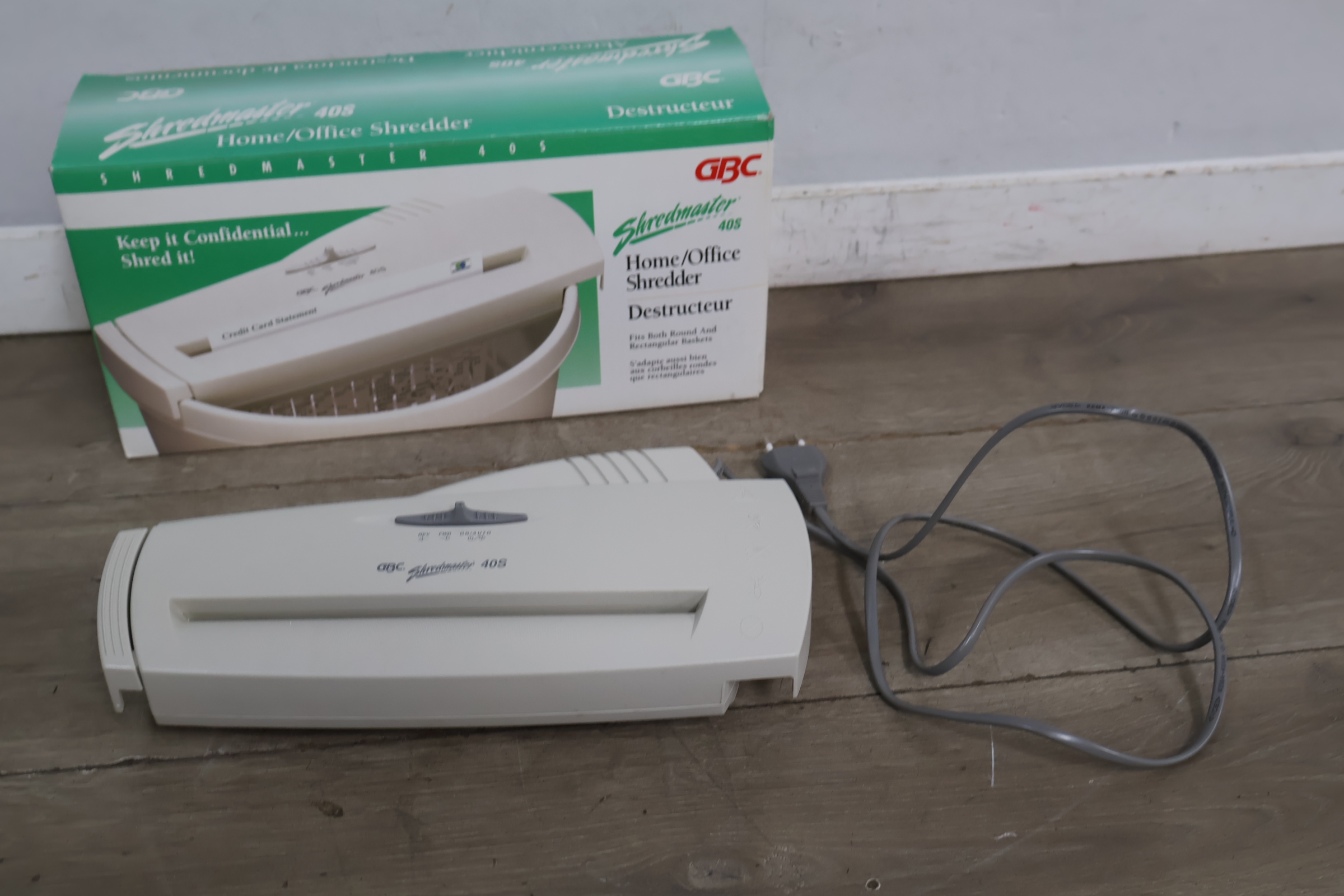 GBC Shredmaster 40S Home/Office Papiervernietiger – foto 4 – kavel bij GSD Auctions, Zoeterwoude