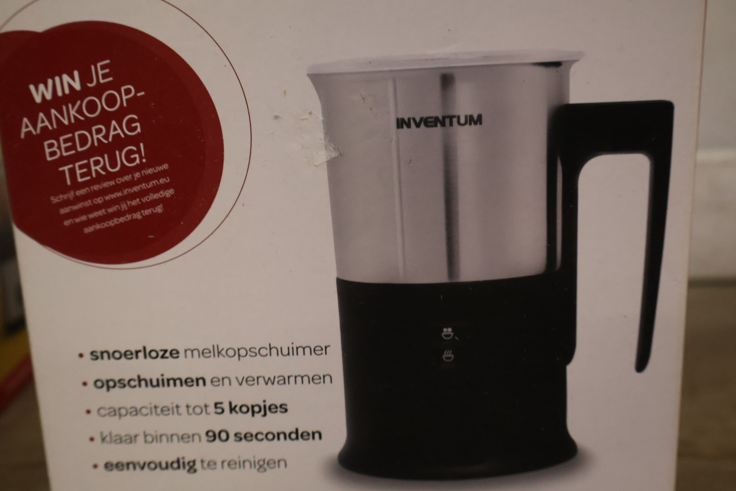 Inventum melkschuimer MK350 en Sandra's keukenmini's compacte eierkoker en hakmolen – foto 6 – kavel bij GSD Auctions, Zoeterwoude
