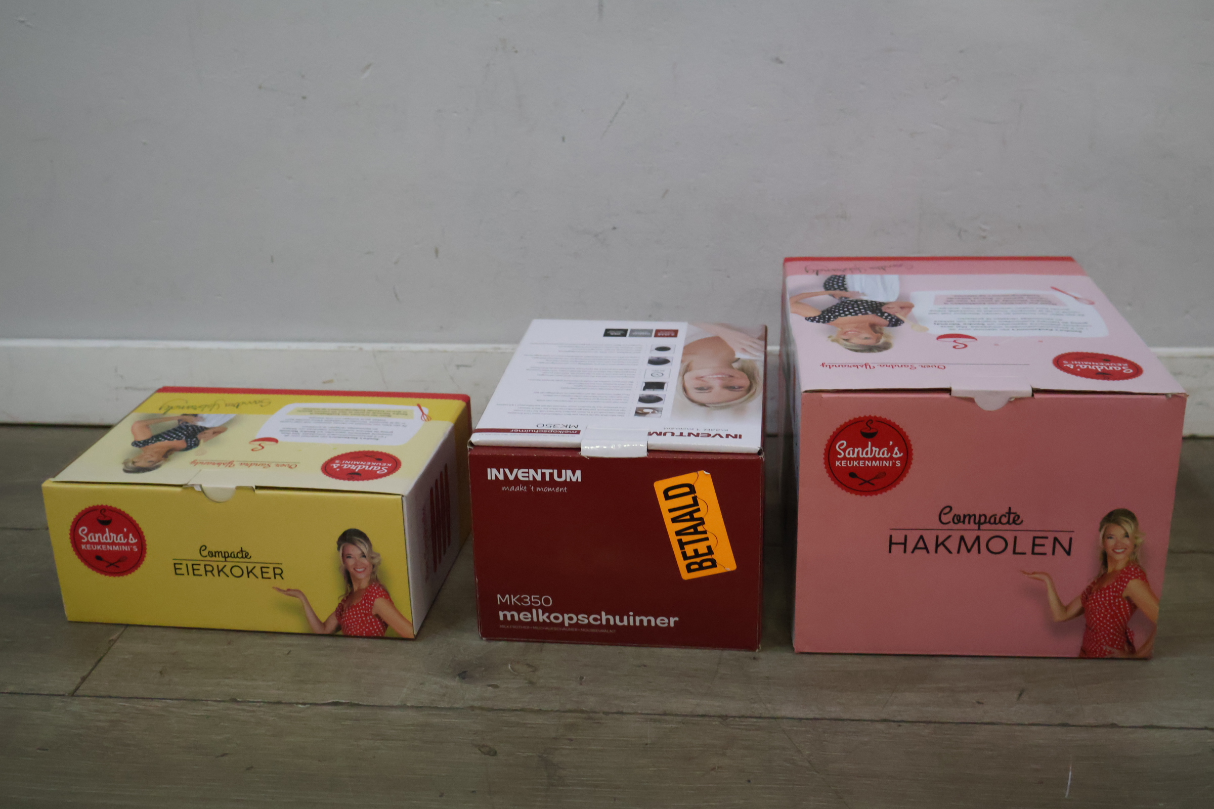 Inventum melkschuimer MK350 en Sandra's keukenmini's compacte eierkoker en hakmolen – foto 8 – kavel bij GSD Auctions, Zoeterwoude