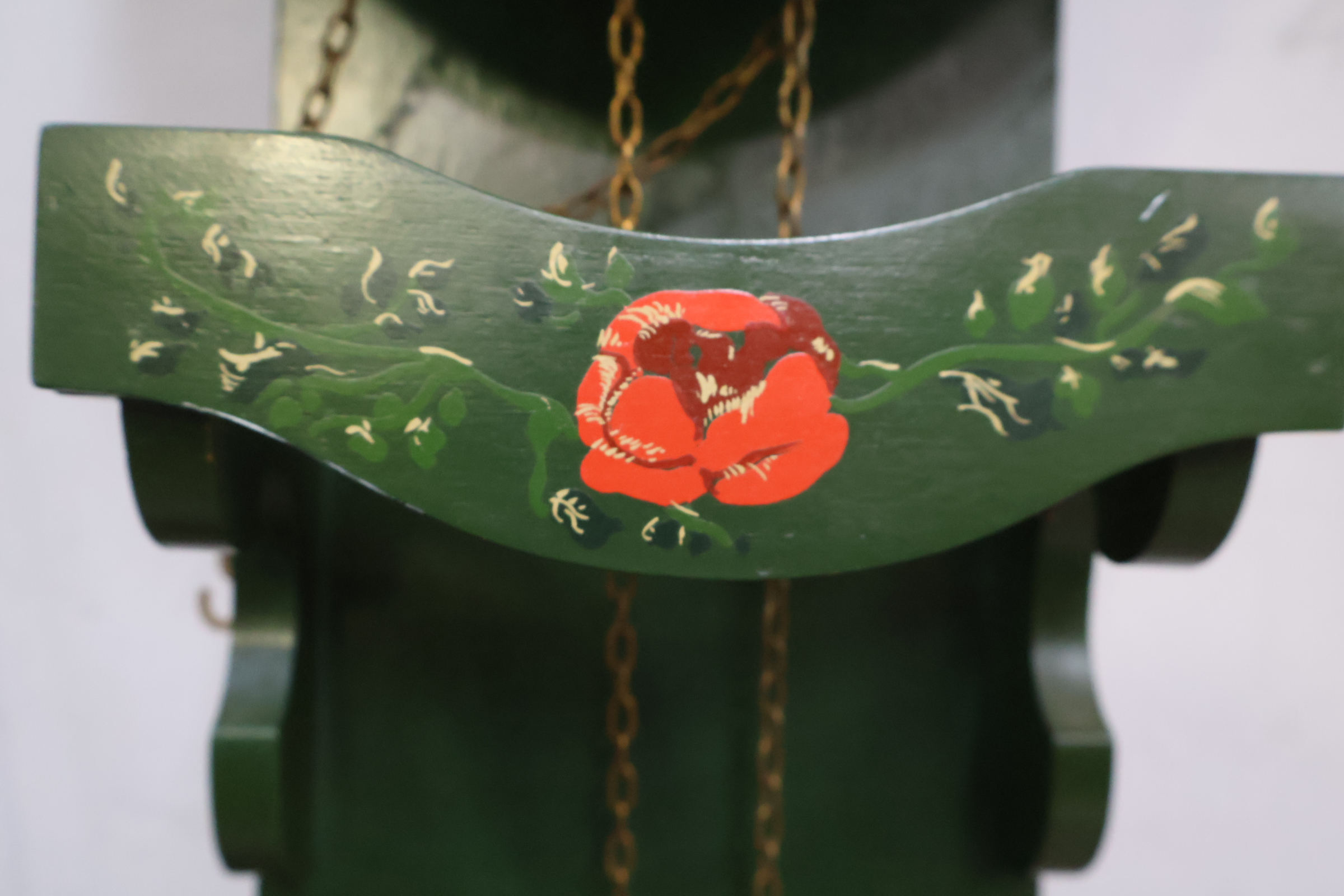 Groene wandklok met slinger en gewichten – foto 8 – kavel bij GSD Auctions, Zoeterwoude