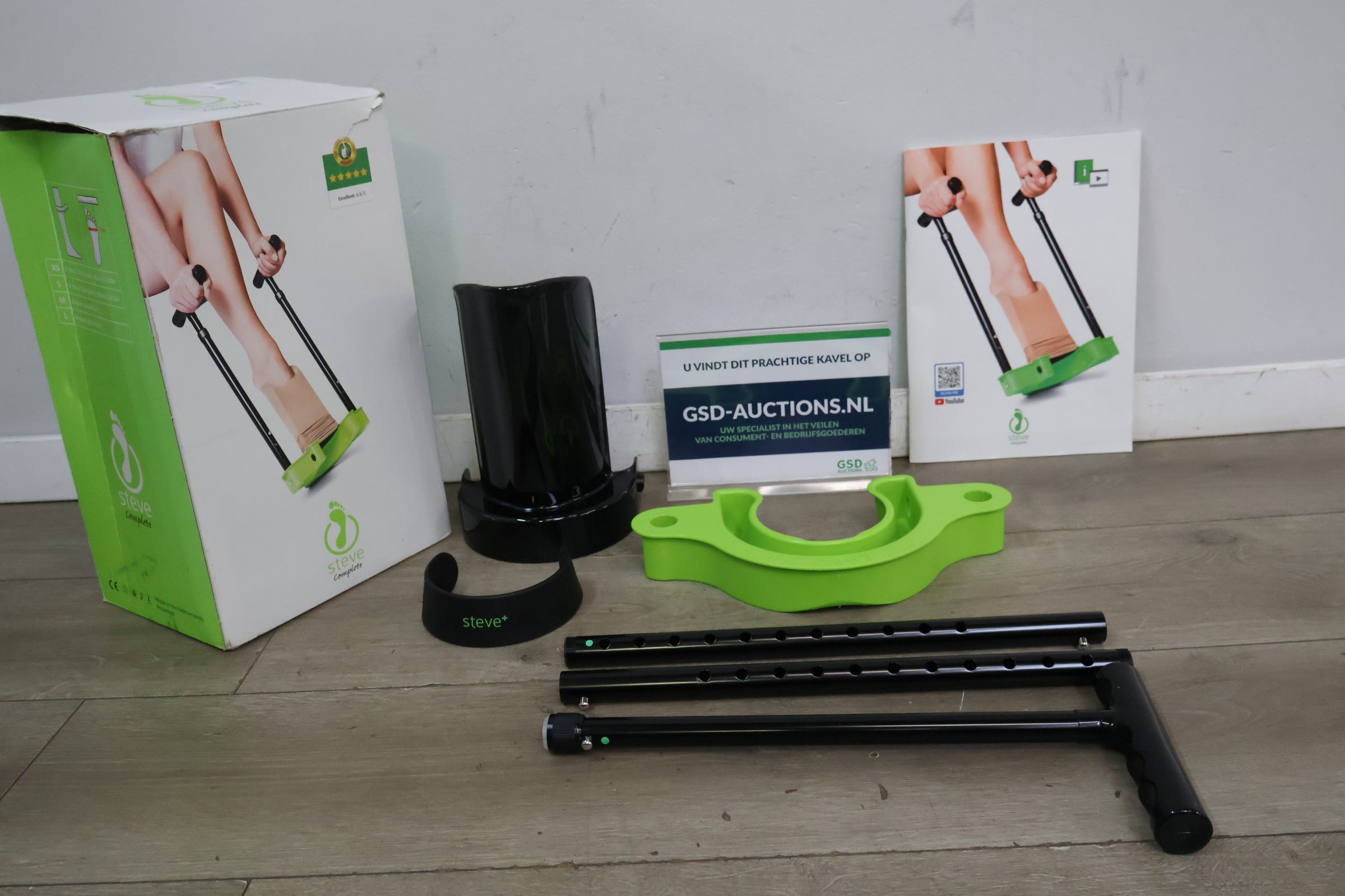 Steve Complete hulpmiddel voor het aantrekken van kousen – foto 3 – kavel bij GSD Auctions, Zoeterwoude