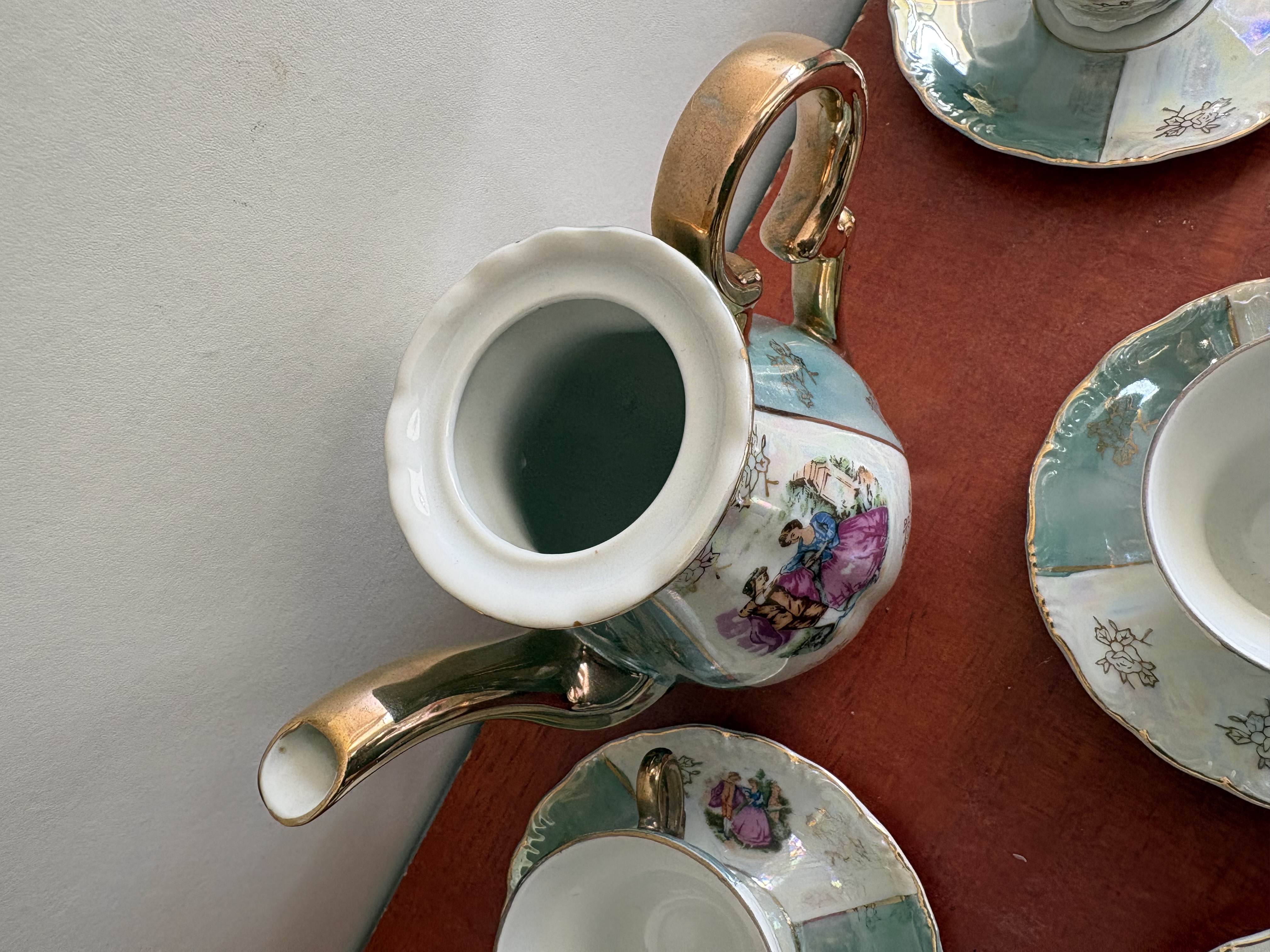 koffie set Dresden-stijl – foto 6 – kavel bij GSD Auctions, Zoeterwoude