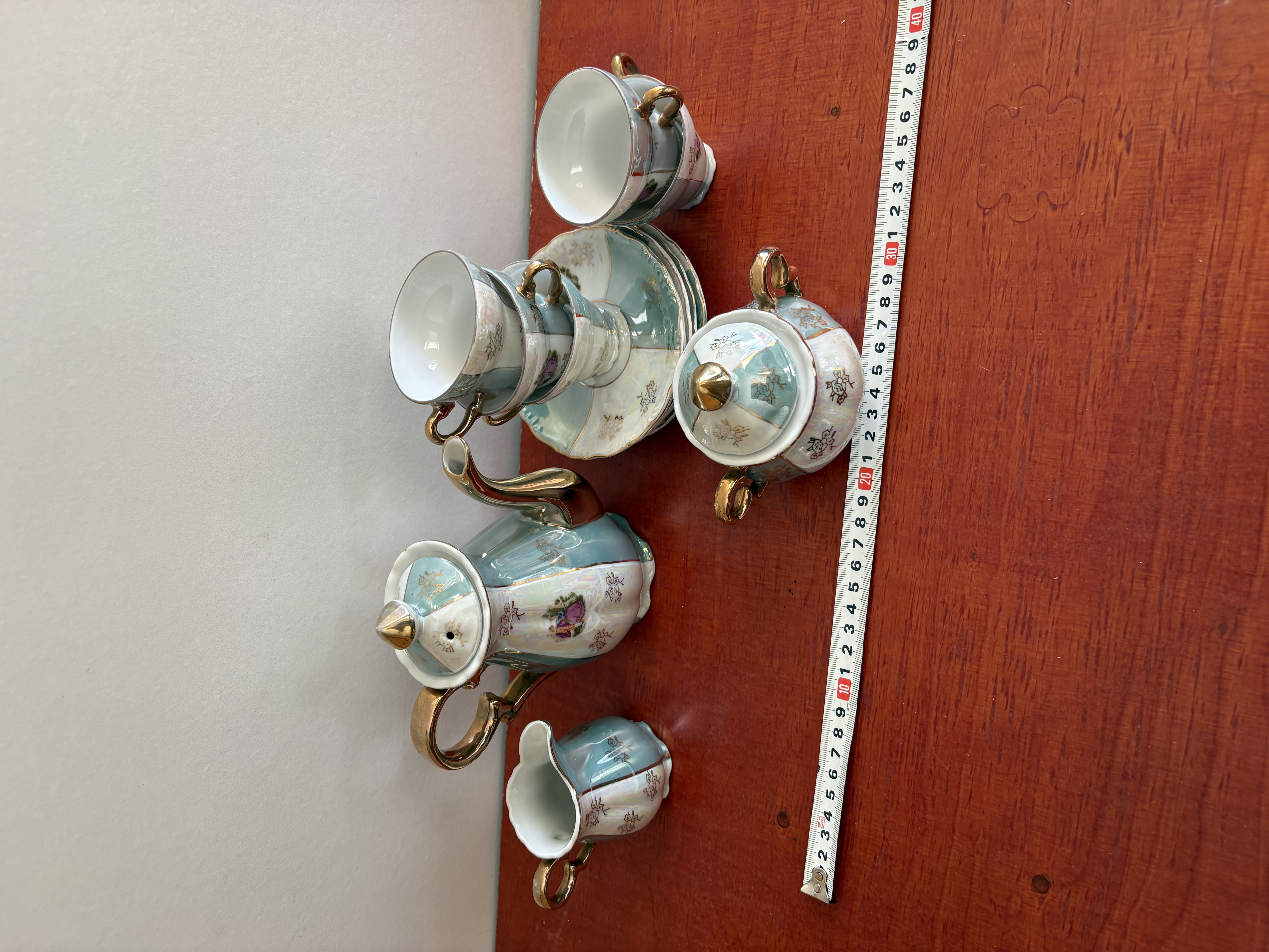 koffie set Dresden-stijl – foto 9 – kavel bij GSD Auctions, Zoeterwoude