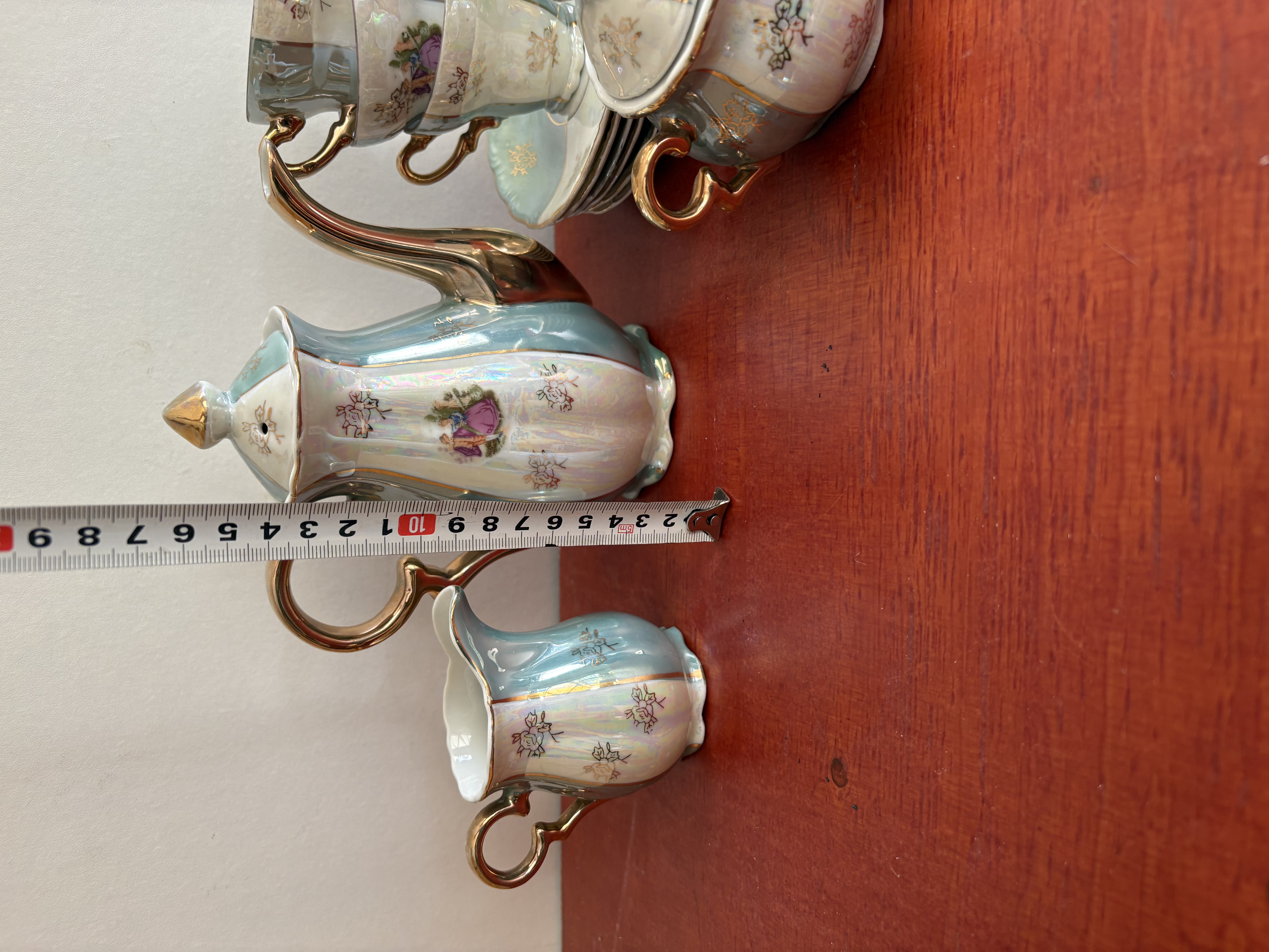 koffie set Dresden-stijl – foto 10 – kavel bij GSD Auctions, Zoeterwoude