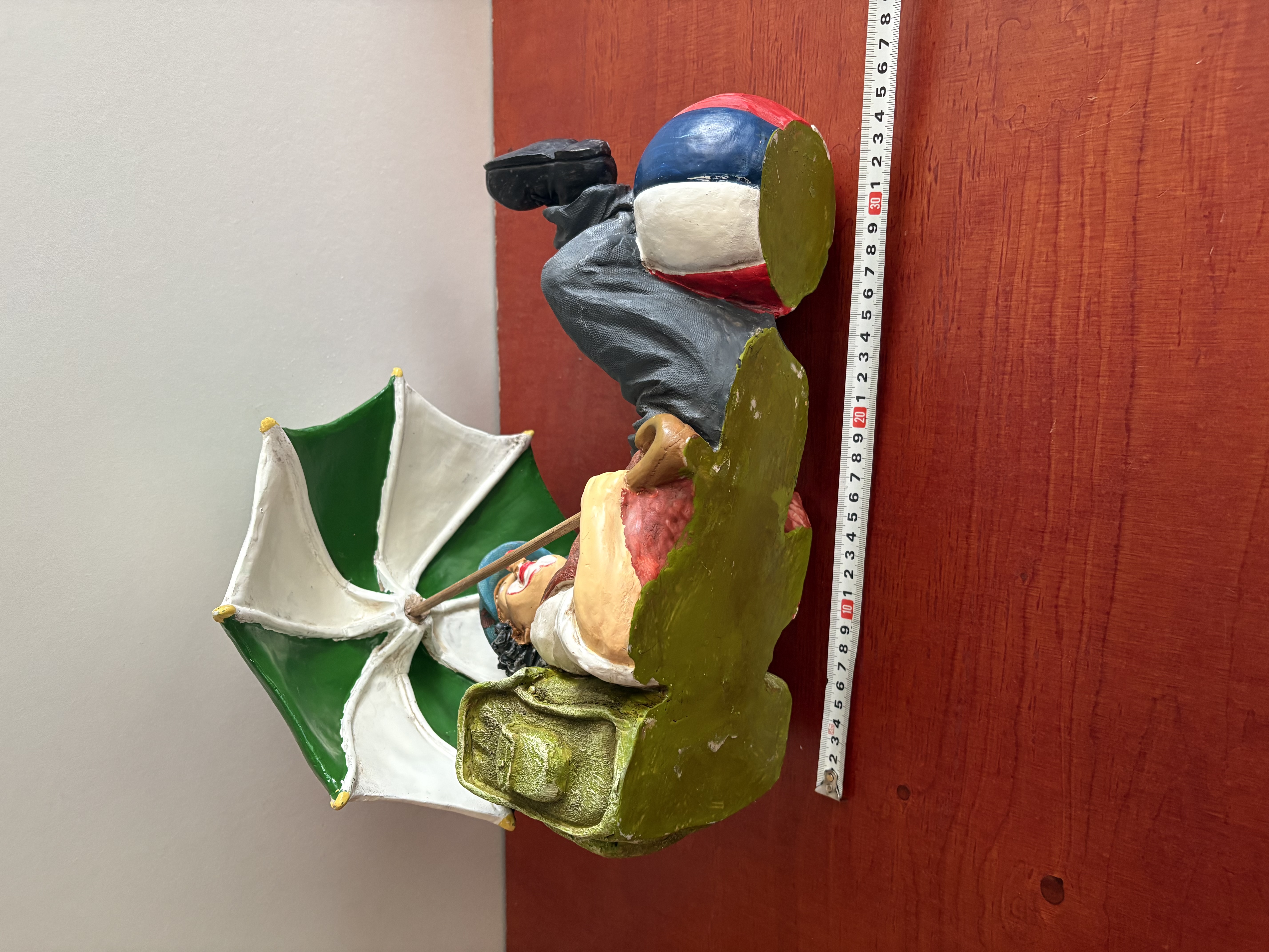 Clown met paraplu kunststof – foto 7 – kavel bij GSD Auctions, Zoeterwoude