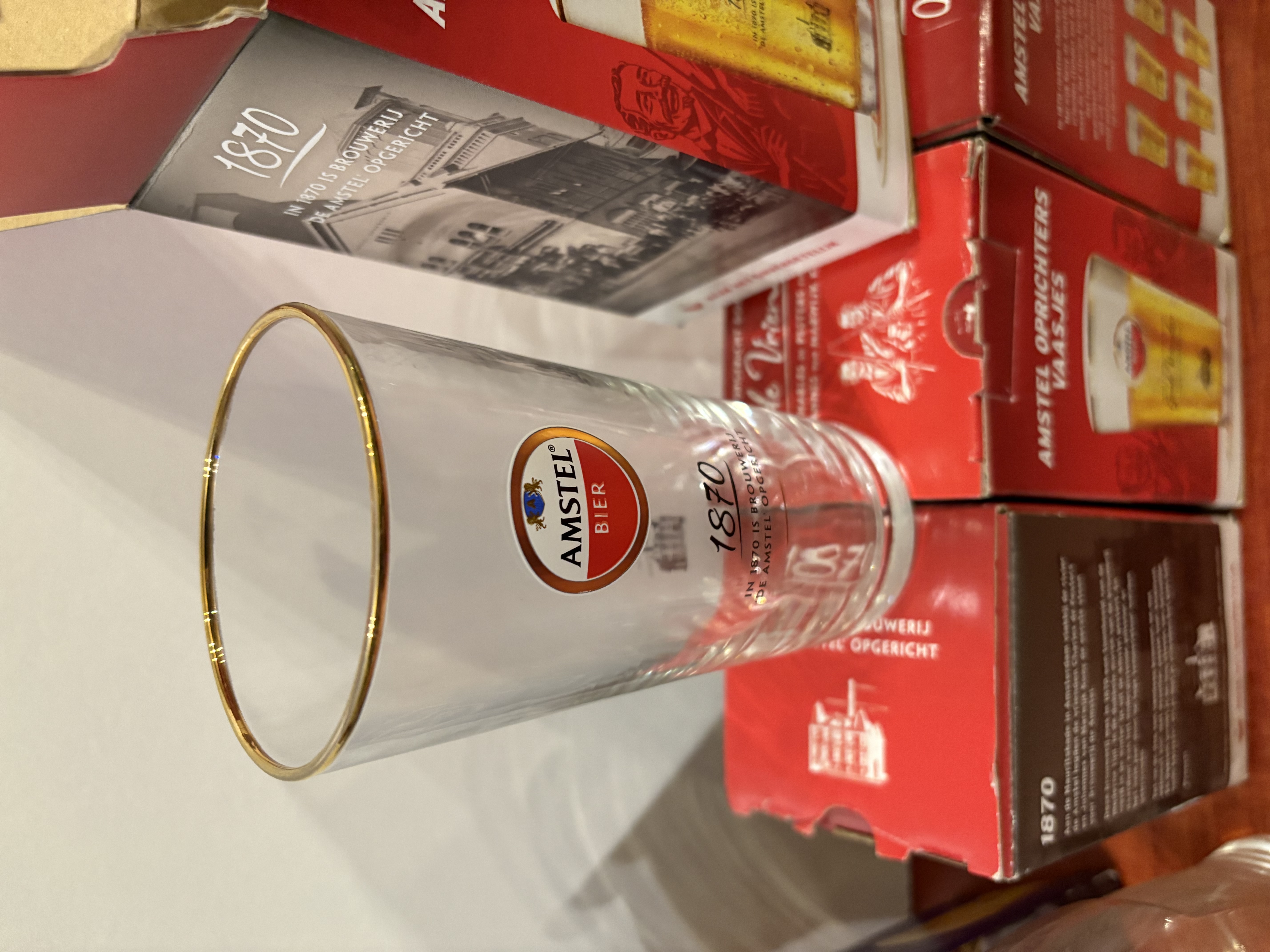 Bier glazen "4x AMSTEL " 1x Bavaria glas – foto 5 – kavel bij GSD Auctions, Zoeterwoude